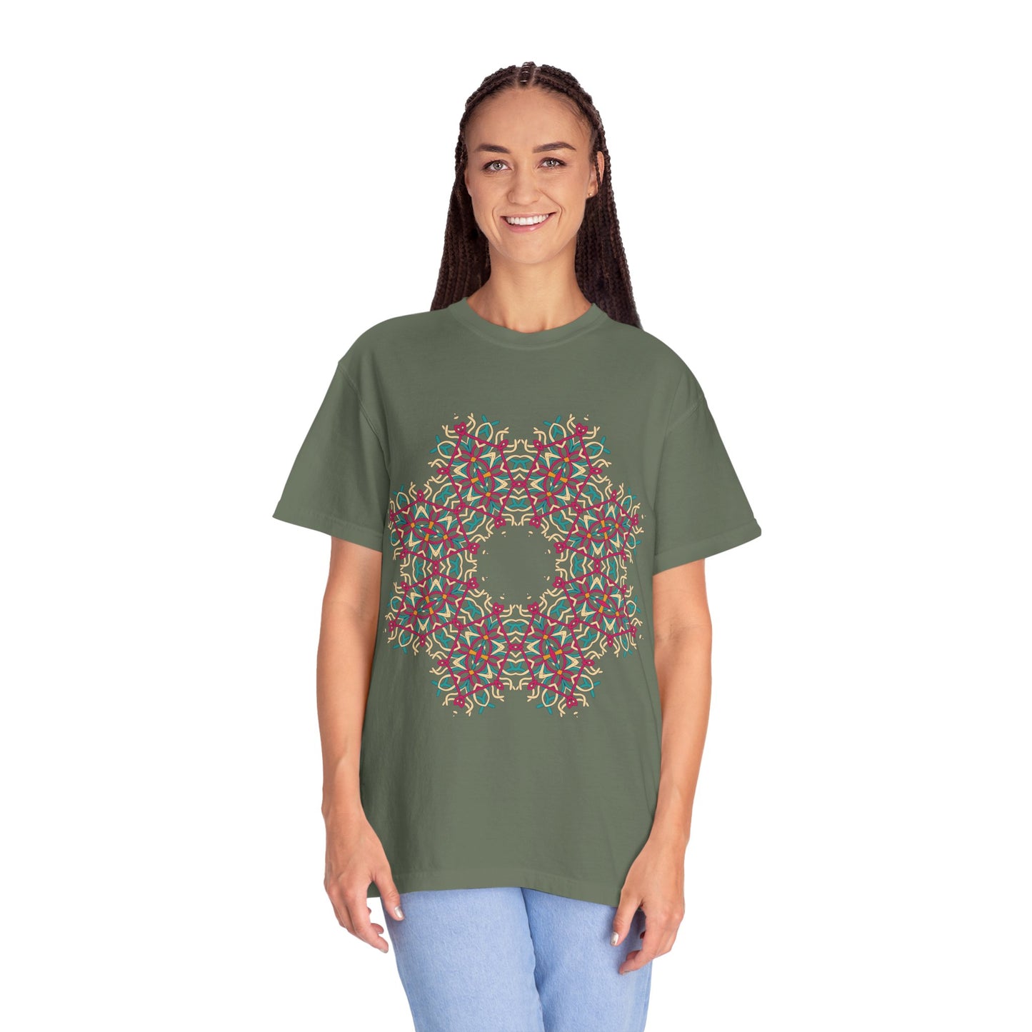 Unisex T-shirt with abstract print