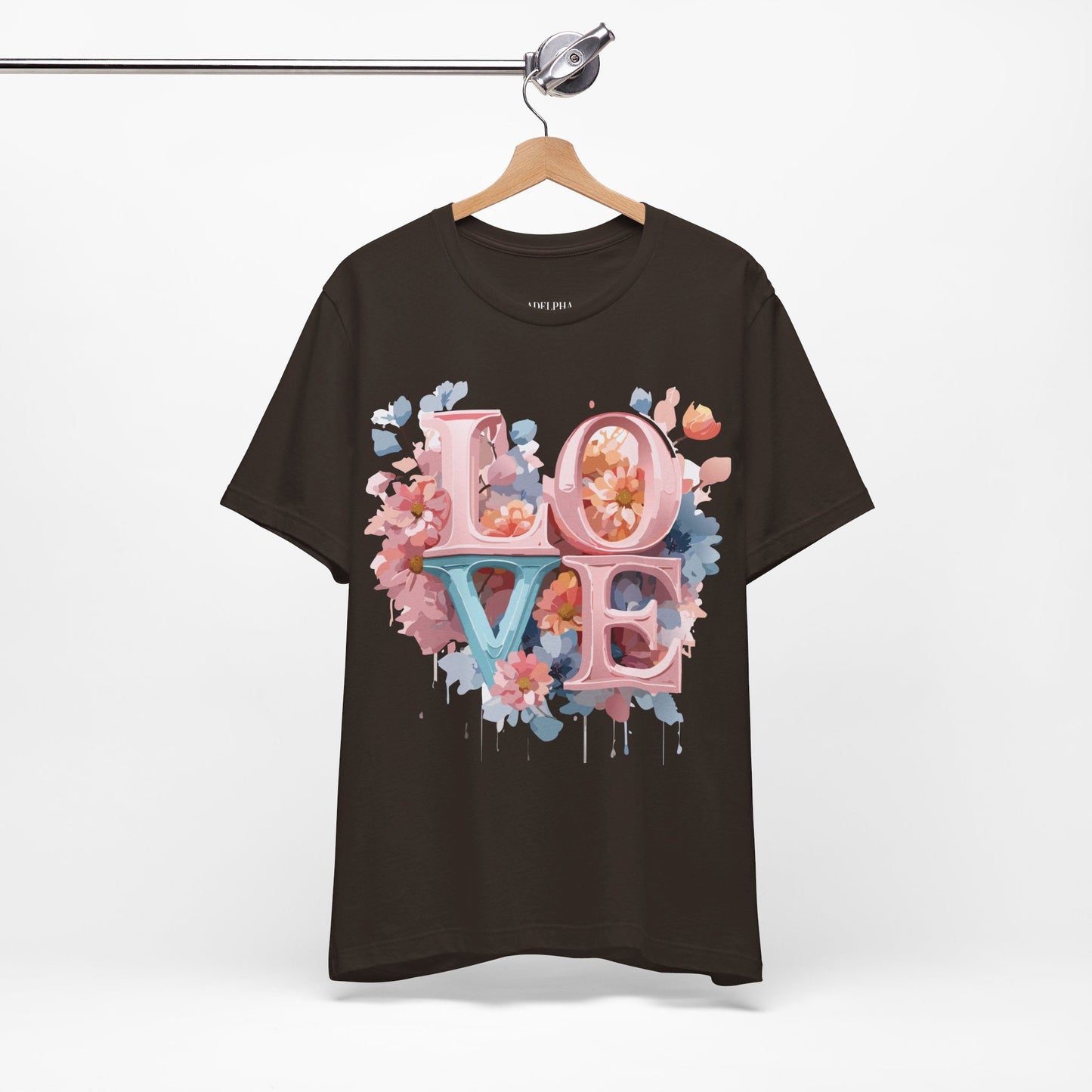 Valentine Graphic Tee Unisex Vintage Inspired Art Design Shirt Adelpha Premium Jersey Short Sleeve