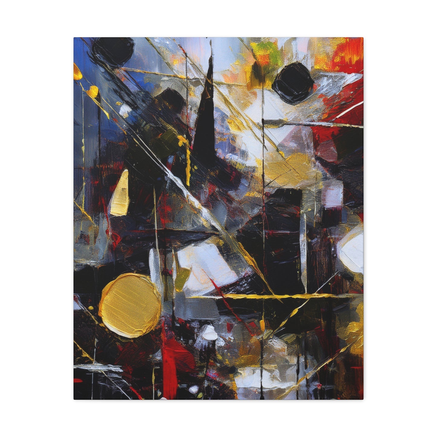 Abstract Oil Painting Print Canvas 20x24,20x30,24x30 24x32,24x36,30x40 32x48,36x48,40x60 Pine-Wood Inner Frame ABS-195