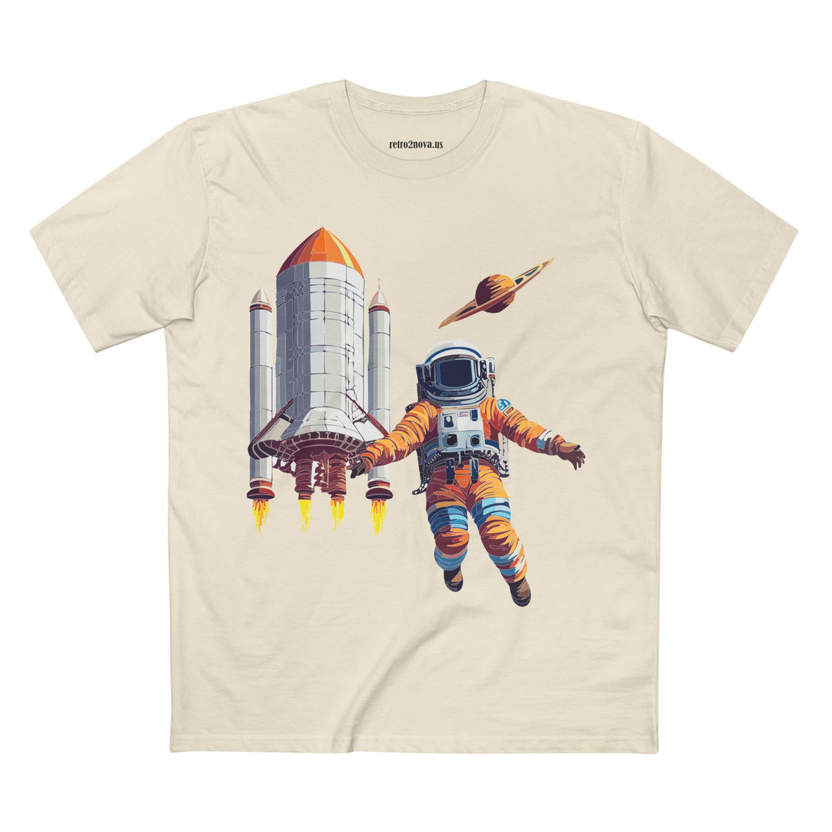 Cosmos Astronaut Graphic Tee Staple Unisex 100 Cotton Tee Shirt - CS-7