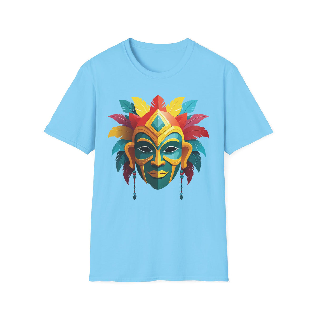 Mask Masquerade Carnival Graphic Tee Gildan Unisex 100 Cotton Tee Shirt m33