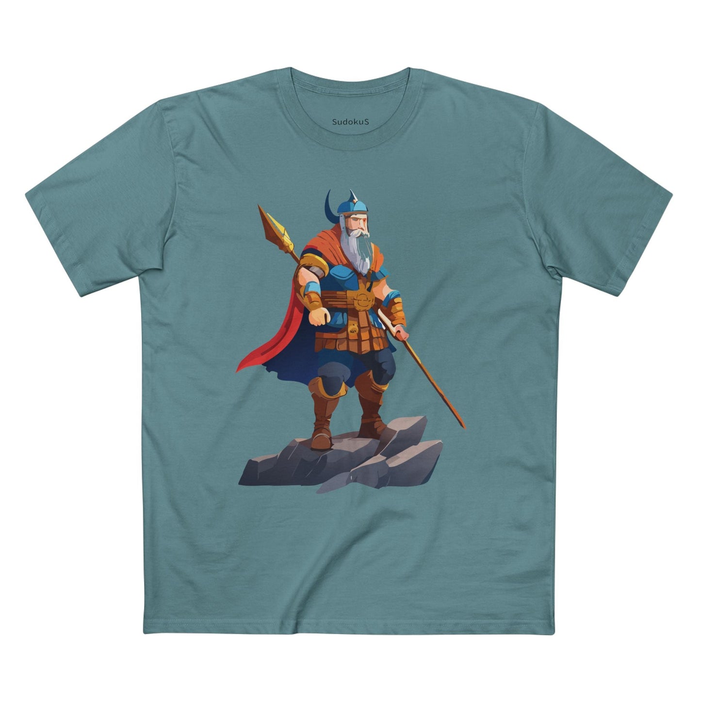 Viking Graphic Unisex 100 Cotton Staple Tee 3