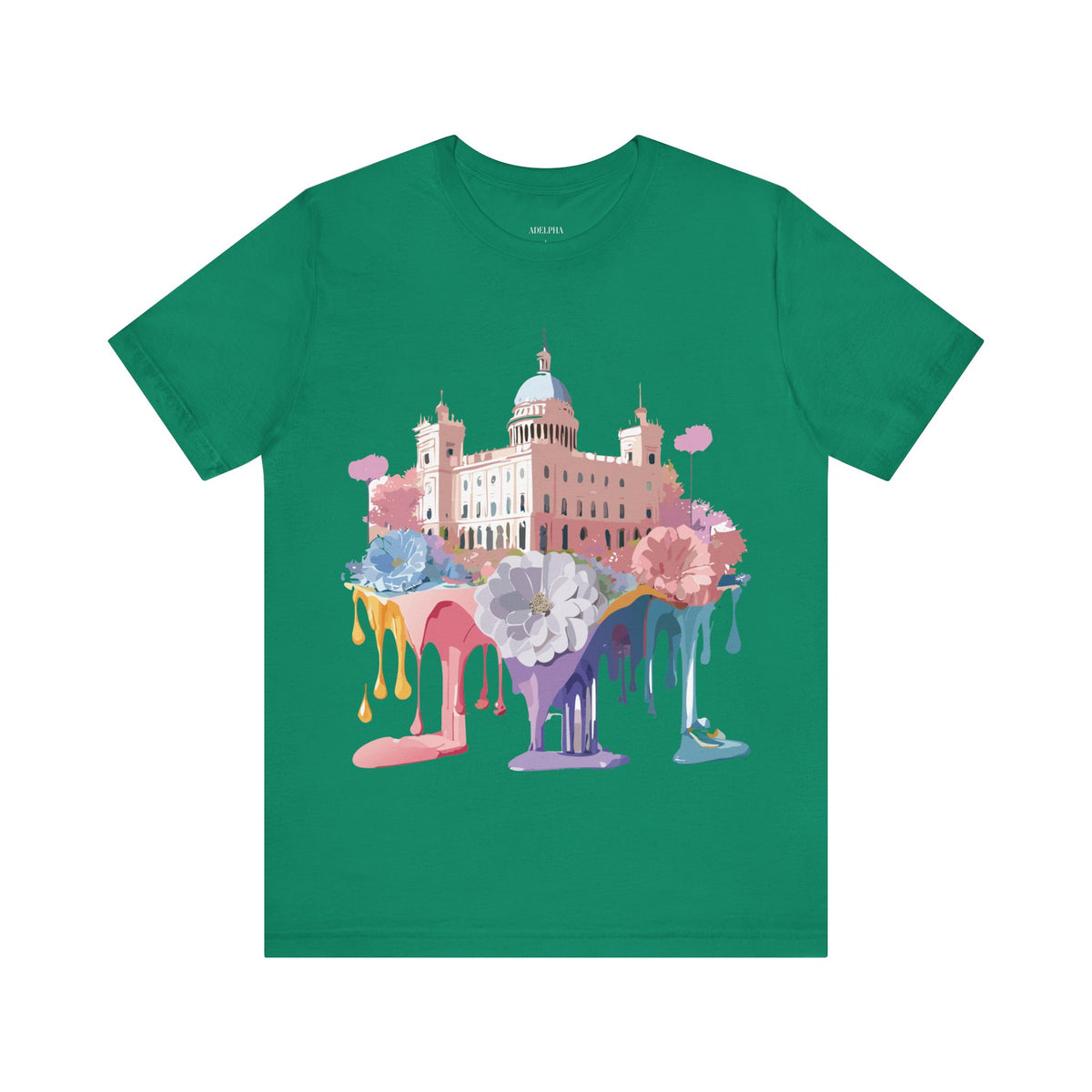 Graphic Unisex Cotton Bella+Canvas Tee Shirt with Madrid
