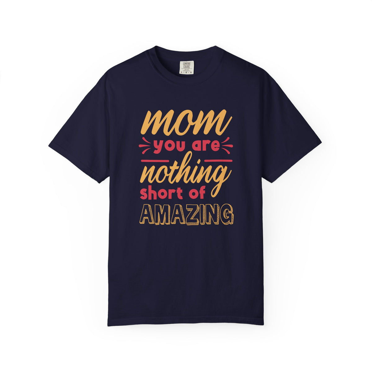 Mom T-shirt Mother's Day Mama Tee Unisex Comfort Colors Garment-Dyed Cotton h21