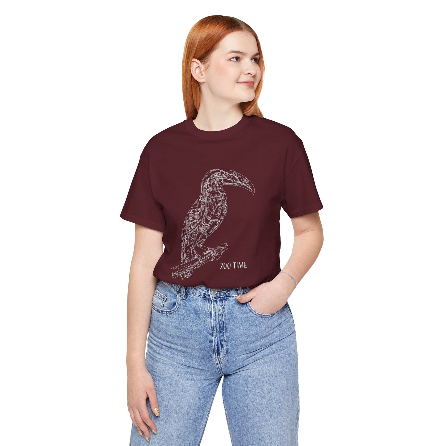 Unisex Tee Shirt with animals Print