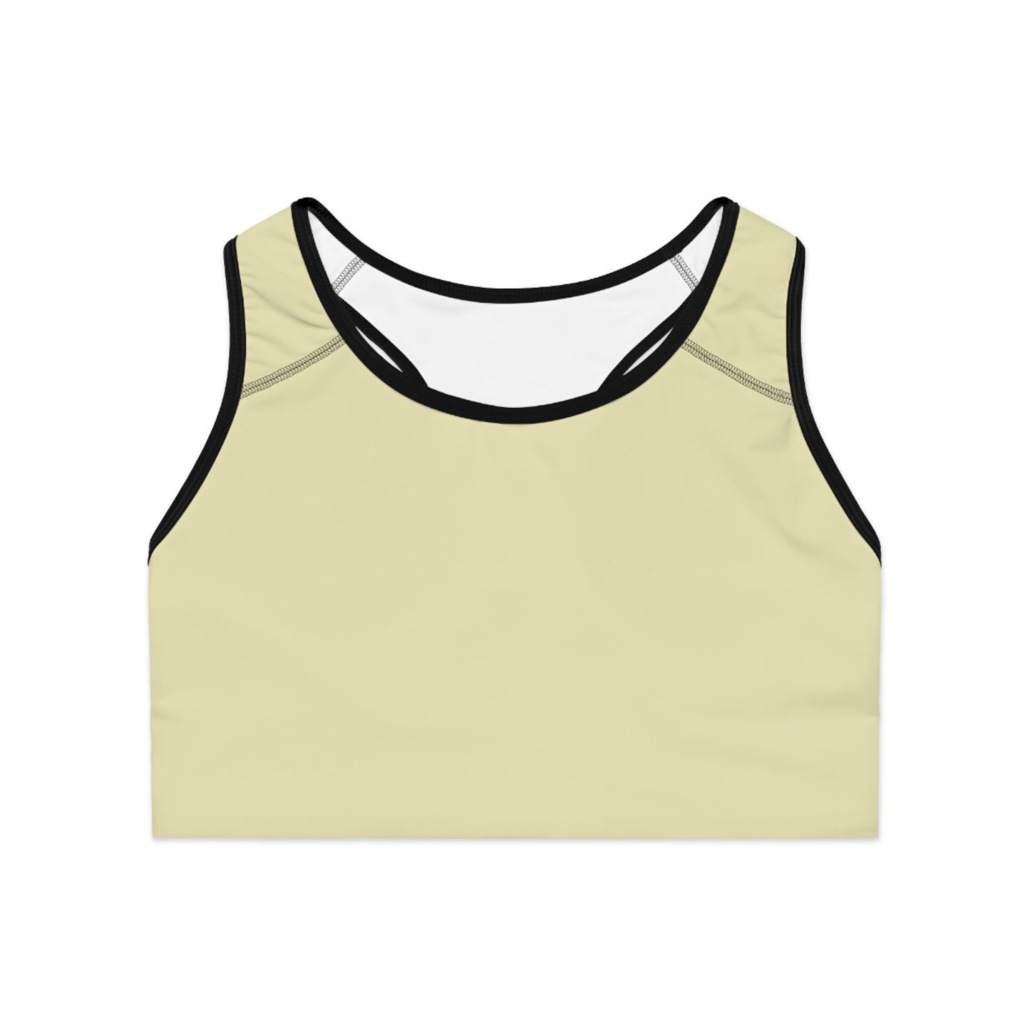 Yellow Color Sports Bra, Yellow Sports Bra 5