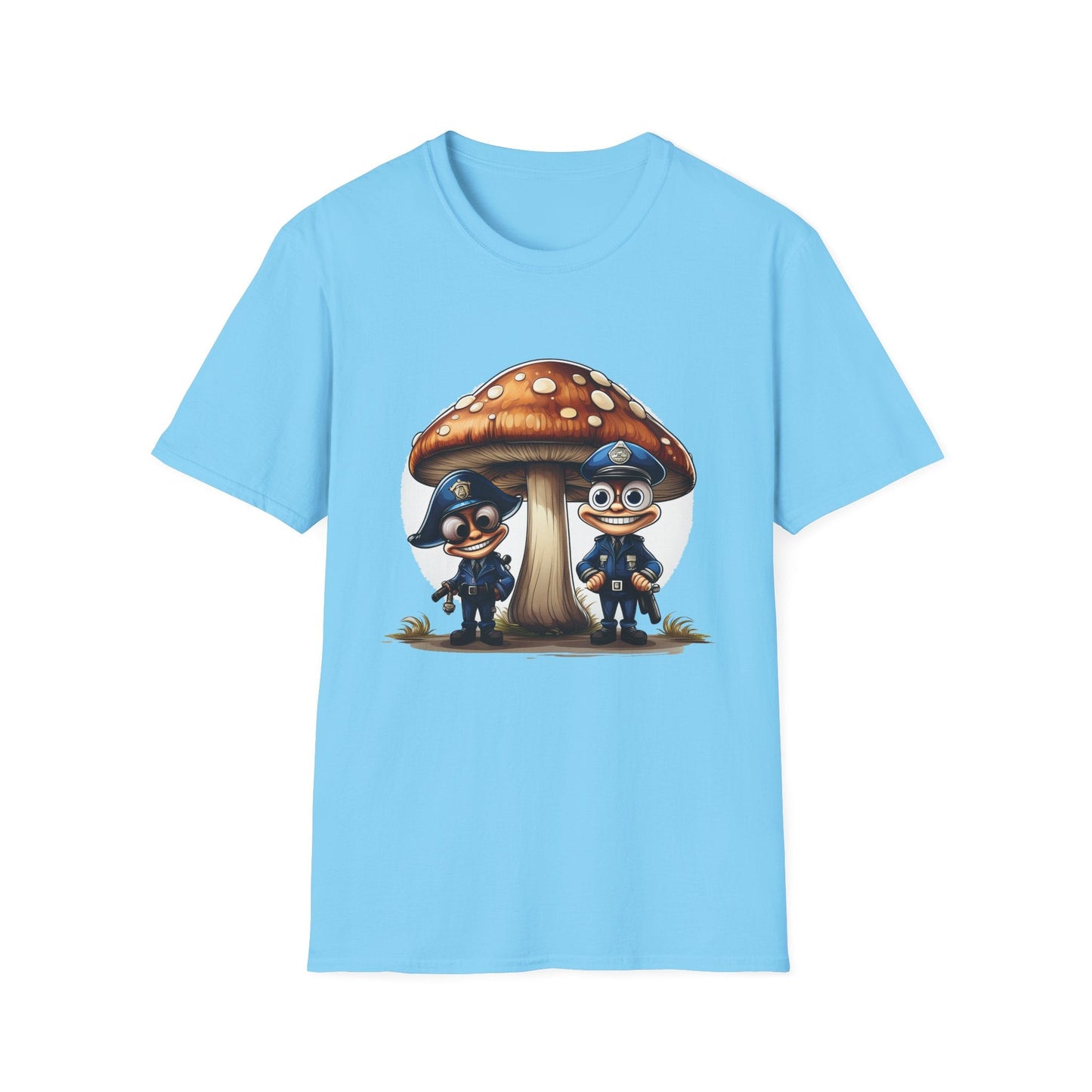 Mashroom Tee Shirt Unisex Funny Mashroom Design Shirt With Fungus Gildan Softstyle 64000
