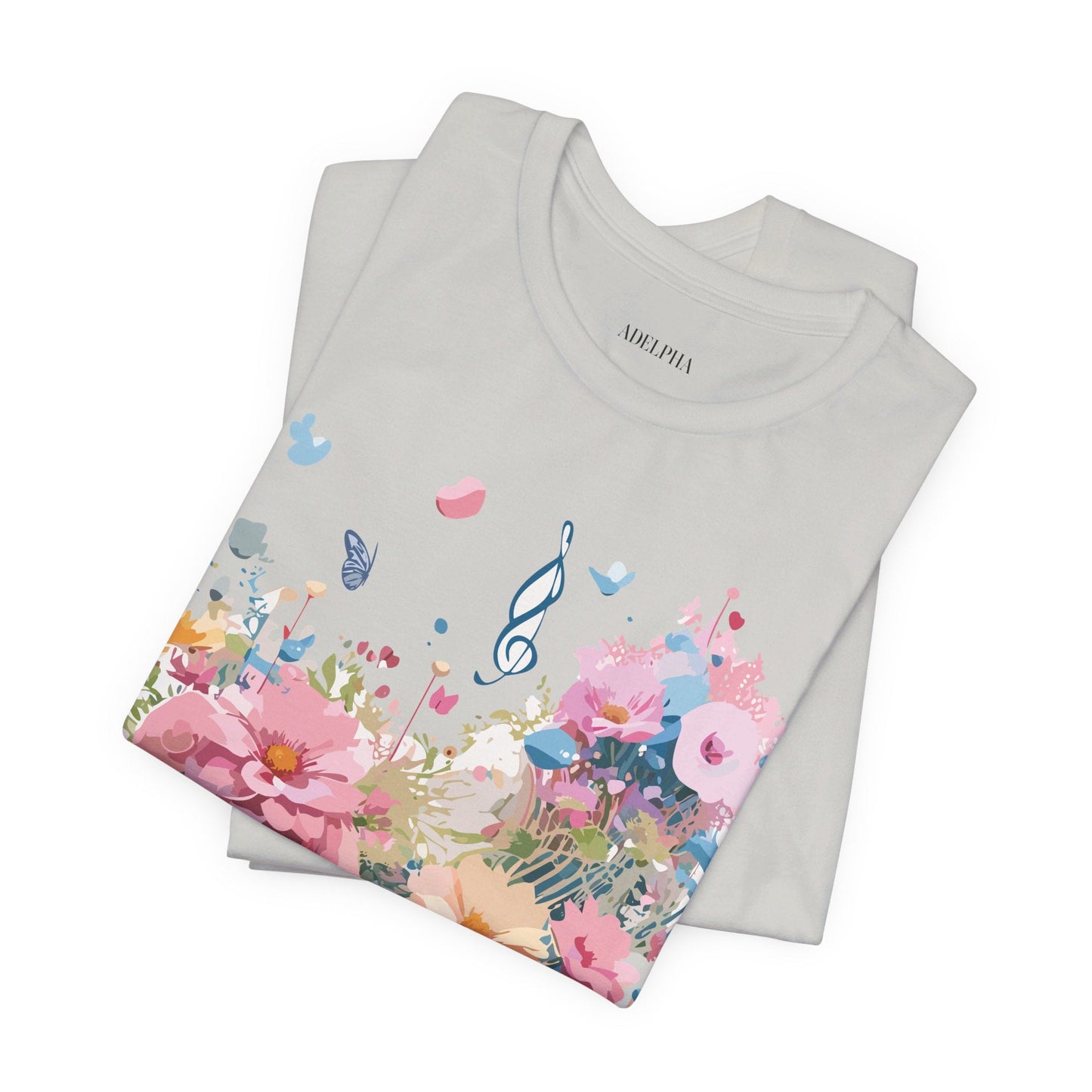Adelpha Vintage Inspired Music Graphic Unisex T Shirt Tee For Everyday Casual Wear