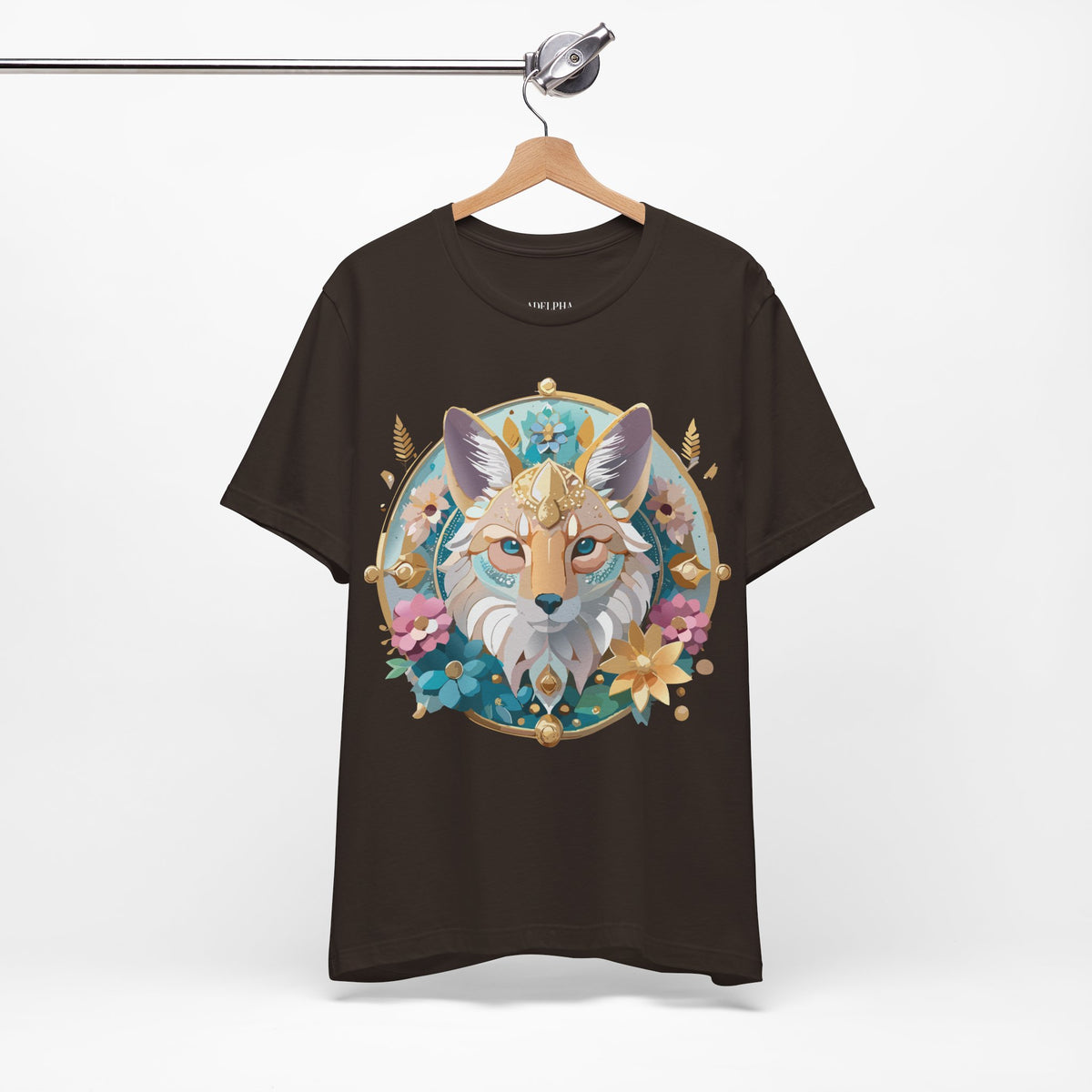 Medallion Graphic Unisex Cotton Bella+Canvas Tee with Art Design d70