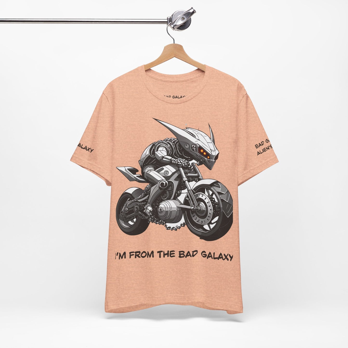Alien Tee Shirt From Bad Galaxy Made To Order 100 Percent Cotton Lightweight Tee Made In USA