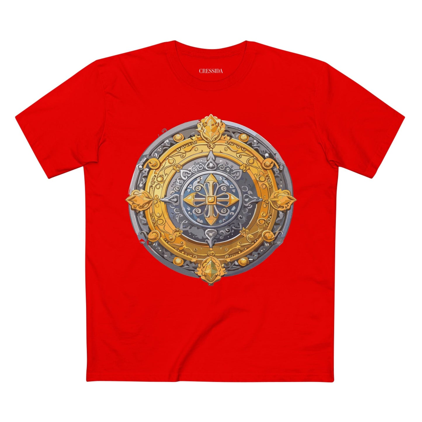 Antique Gold Coin Graphic Design T-Shirt Unisex 100 Cotton With Golden Print Artwork Tee 8