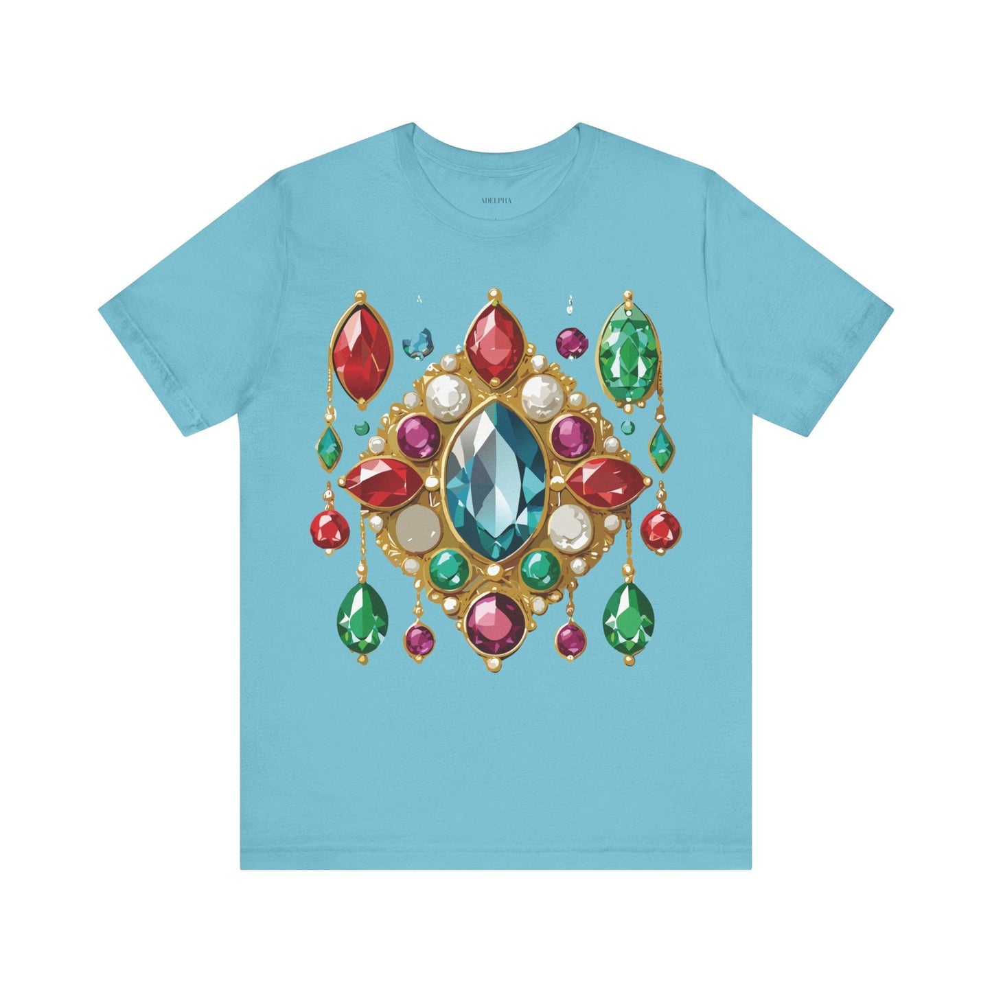 Jewelry Graphic Unisex 100 Cotton Vintage Treasure Art T-Shirt 44