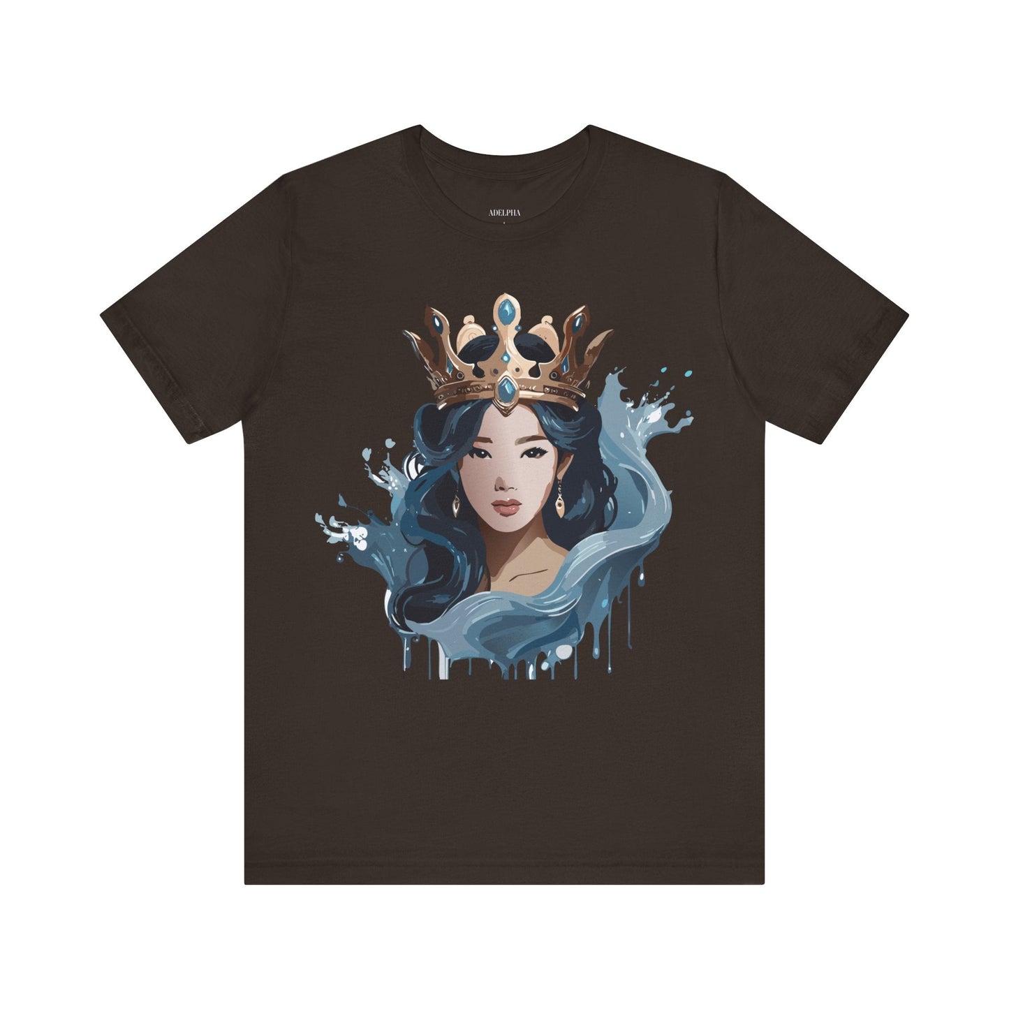 Queen Graphic Tee Unisex Vintage Inspired Art Design Shirt By Adelpha Jersey Short Sleeve