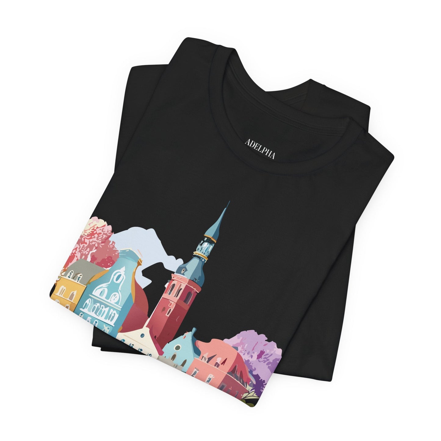 Germany Graphic Tee for Unisex Short Sleeve Shirt by Adelpha Art Design Vintage Inspired
