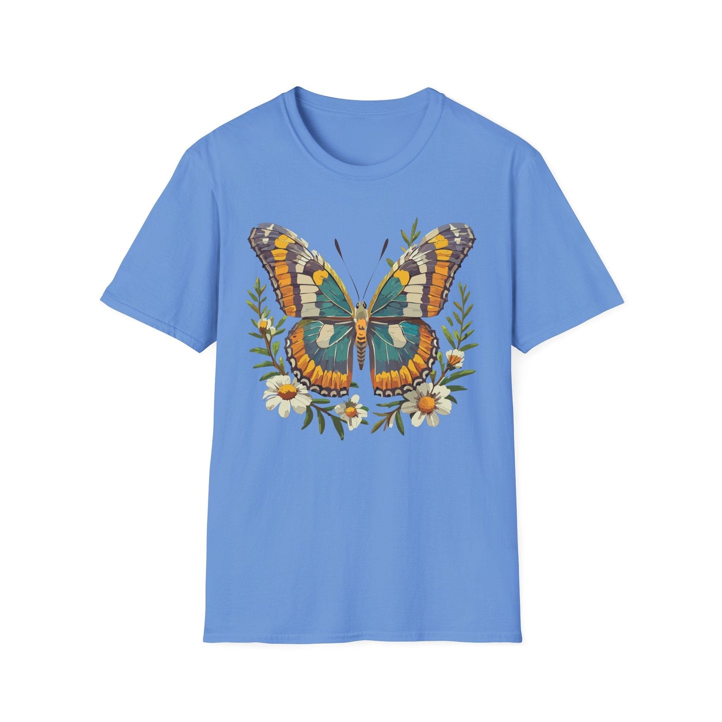 Monarch Butterfly Shirt Unisex T Shirt Softstyle 100 Percent Ring Spun Cotton Comfort