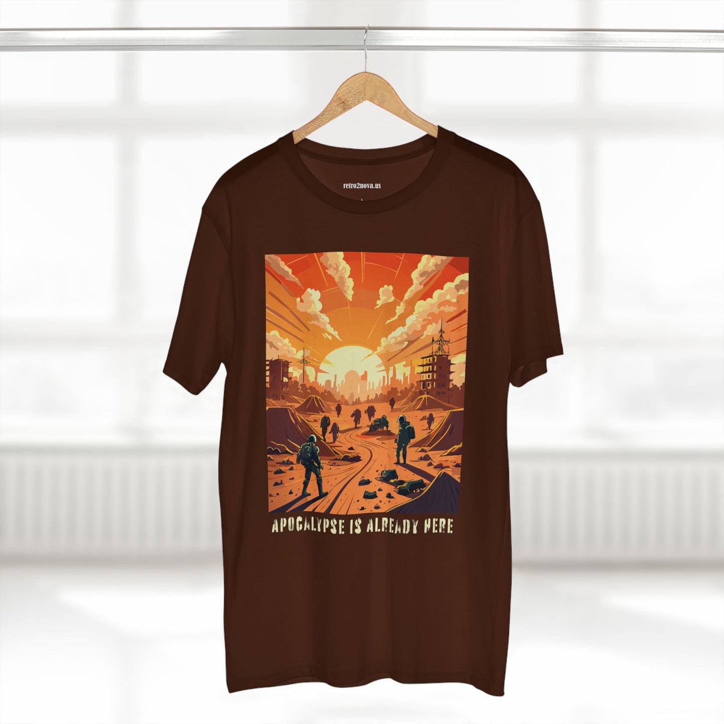 Cataclysm Doomsday Shirt Unisex Premium Cotton Tee With Original Art Retro2Nova Design