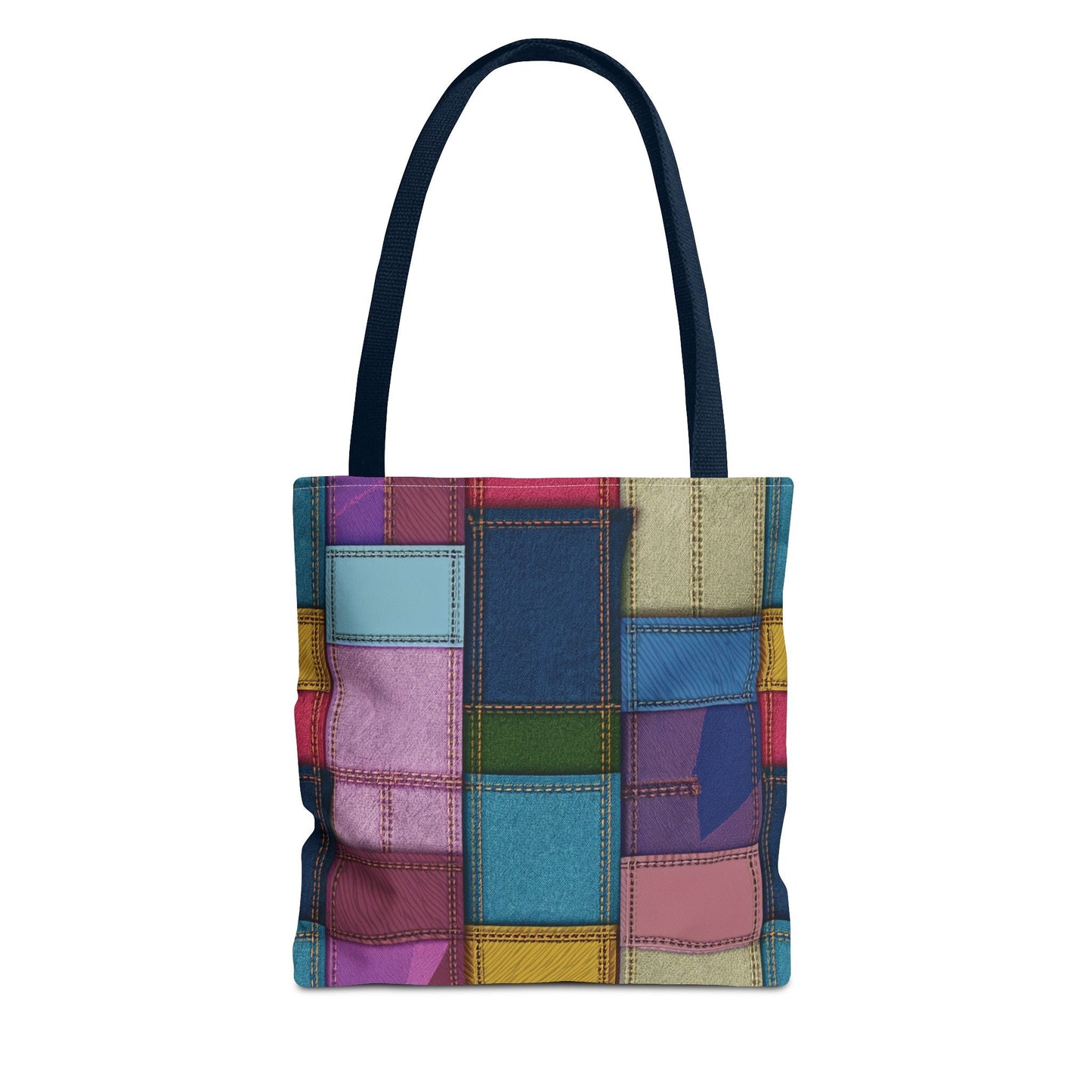 Denim Canvas Bag, Tote Bag Denim Printify