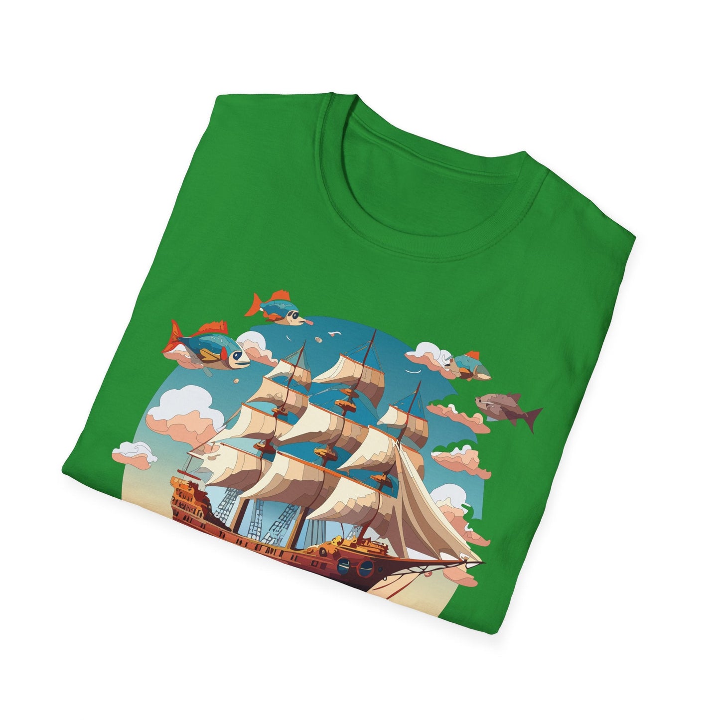 Unisex Ship T Shirts Frigate Vessel Tee By Gildan 64000 Softstyle 100 Percent Ring Spun Cotton
