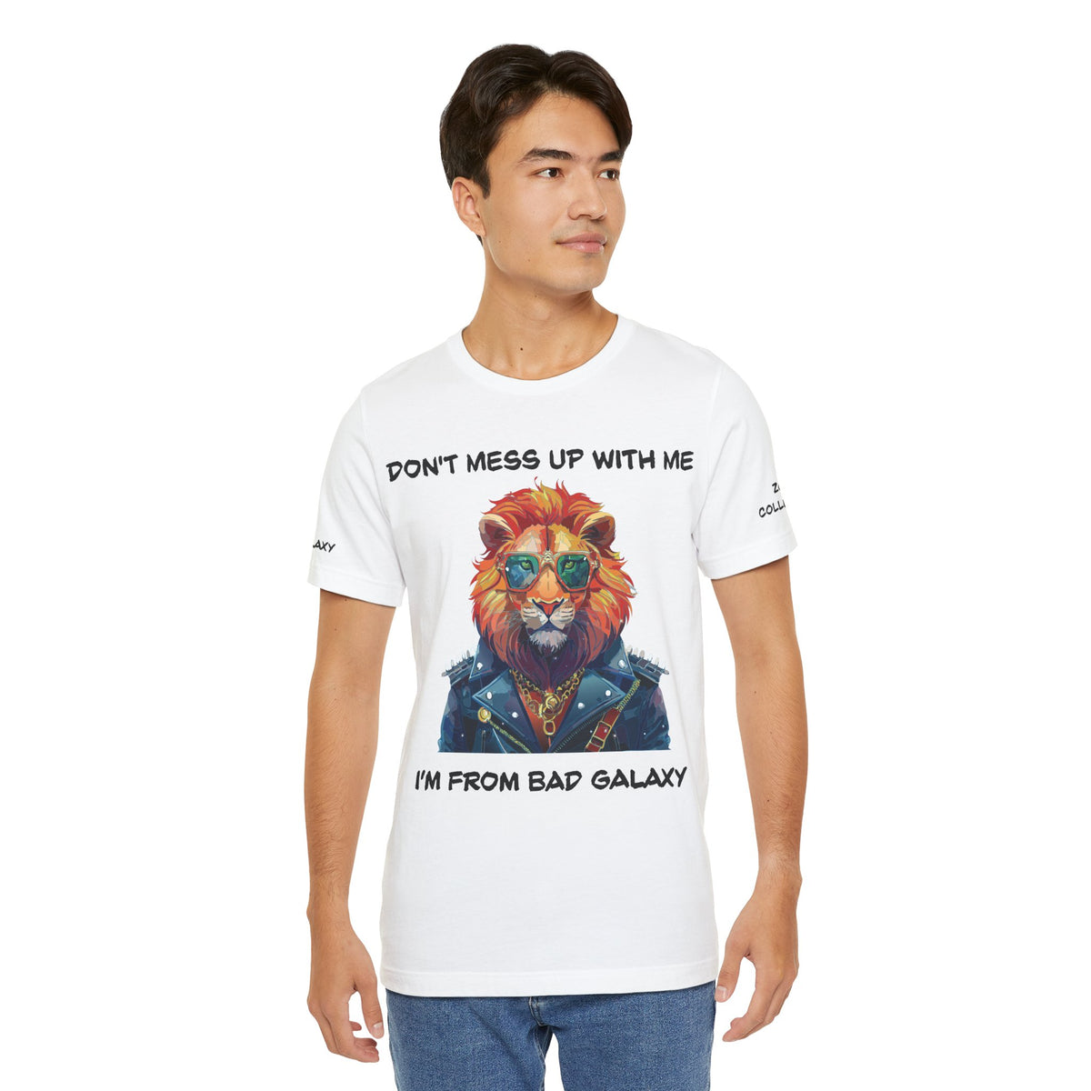 Animal Graphic Unisex Cotton Bella+Canvas Tee with Art Design b5