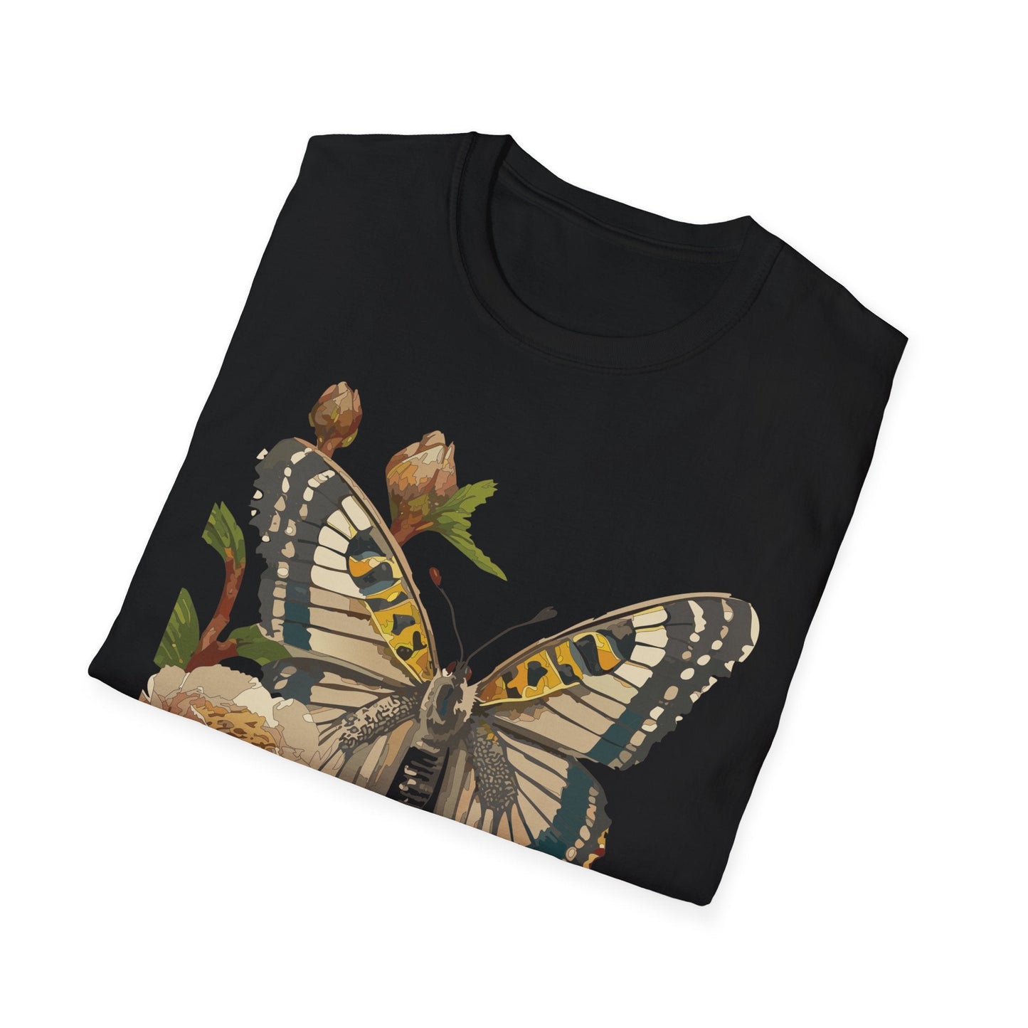 Butterfly Shirt Unisex T Shirt Monarch Butterfly Gildan Softstyle 64000 Cotton Tee