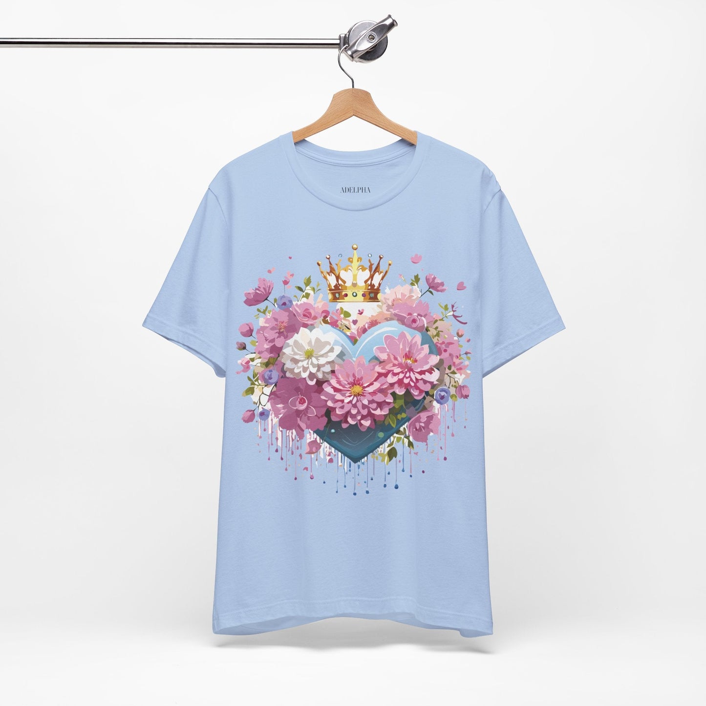 Valentine Shirts Unisex Graphic T Shirt From Adelpha Vintage Inspired Artwork Short Sleeve Tee