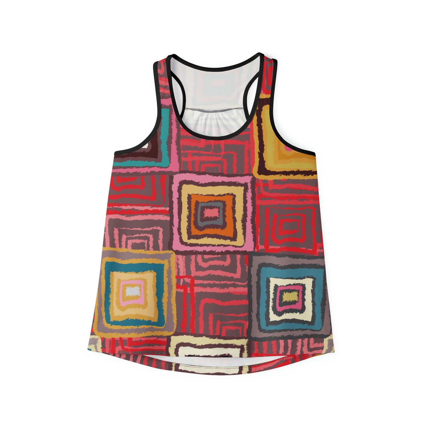 Summer Tank Top with Abstract prints