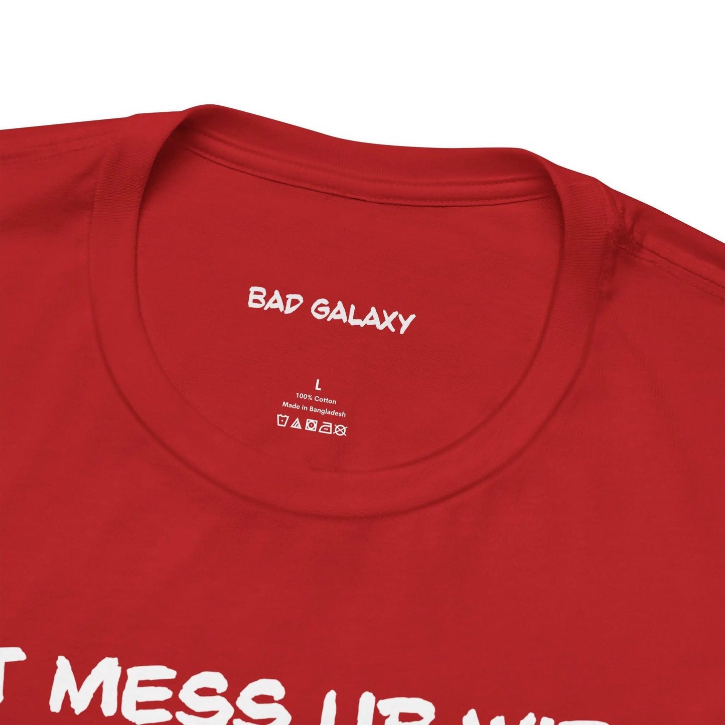 Bad Galaxy Animal T Shirt 100 Percent Cotton Eco Friendly Ink Made in USA Durable Stitching
