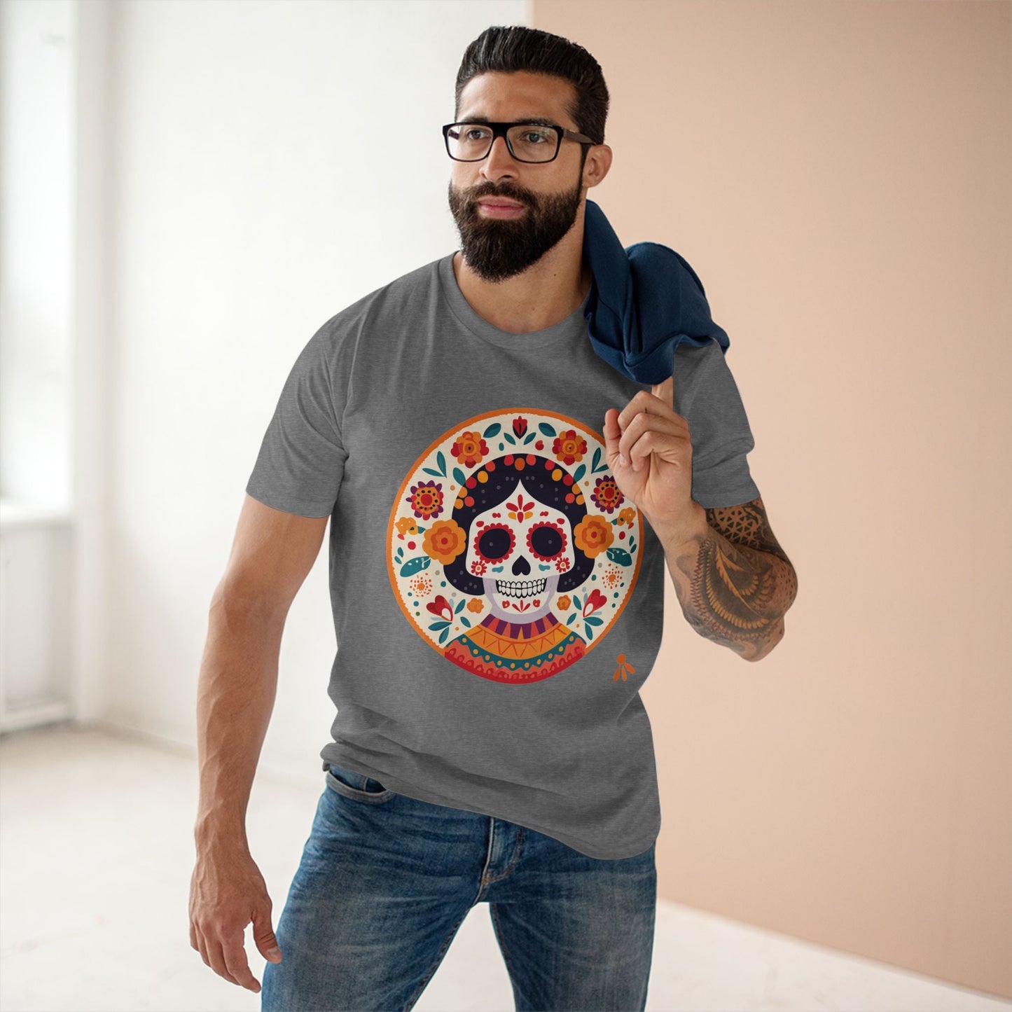 Skull Shirt Unisex Skeleton Tee Premium Cotton With Original Art Design Retro2Nova SS52