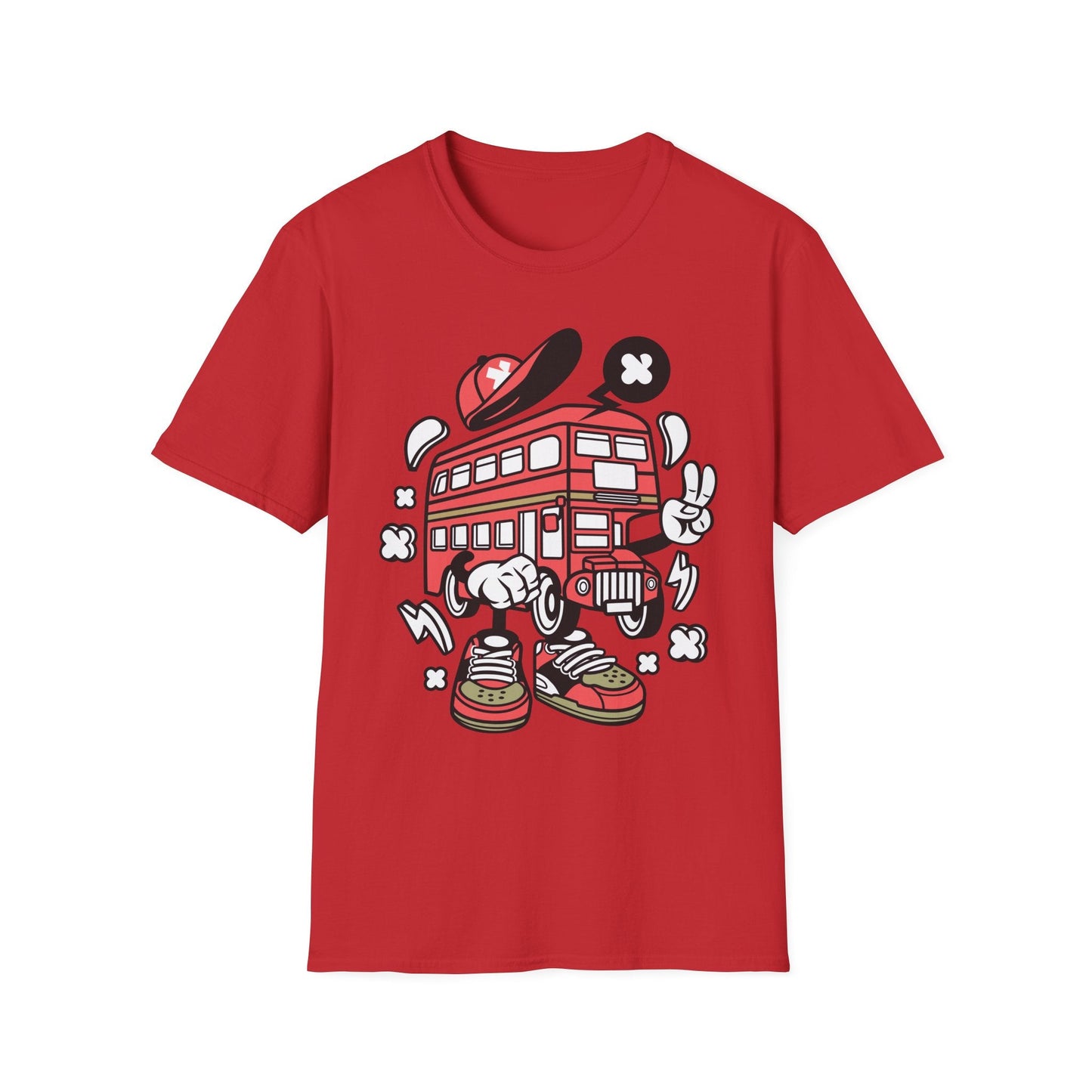 Cartoon Animation T Shirt Funny Tee Unisex Gildan Softstyle 64000 100 Percent Ring Spun Cotton