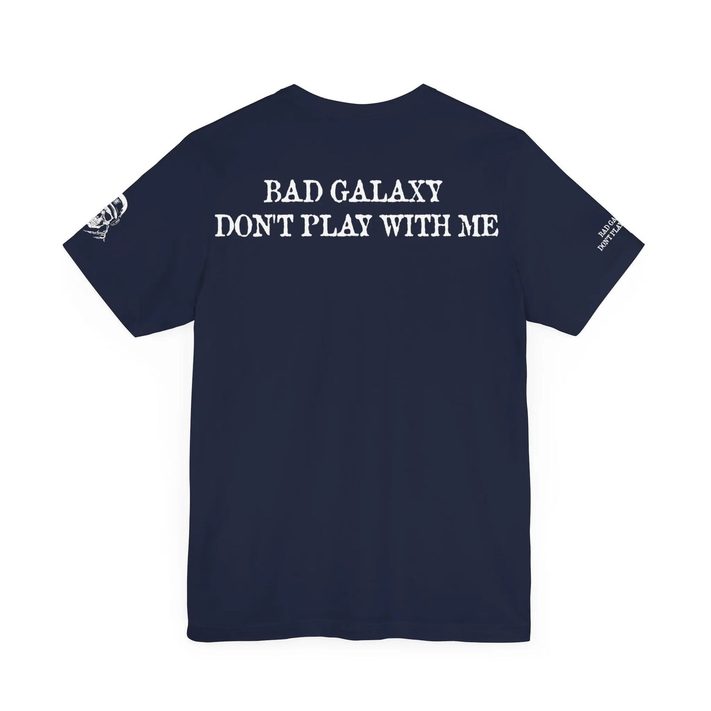 Bad Galaxy Skull T Shirt Made To Order 100 Percent Cotton Eco Friendly Inks USA Designed