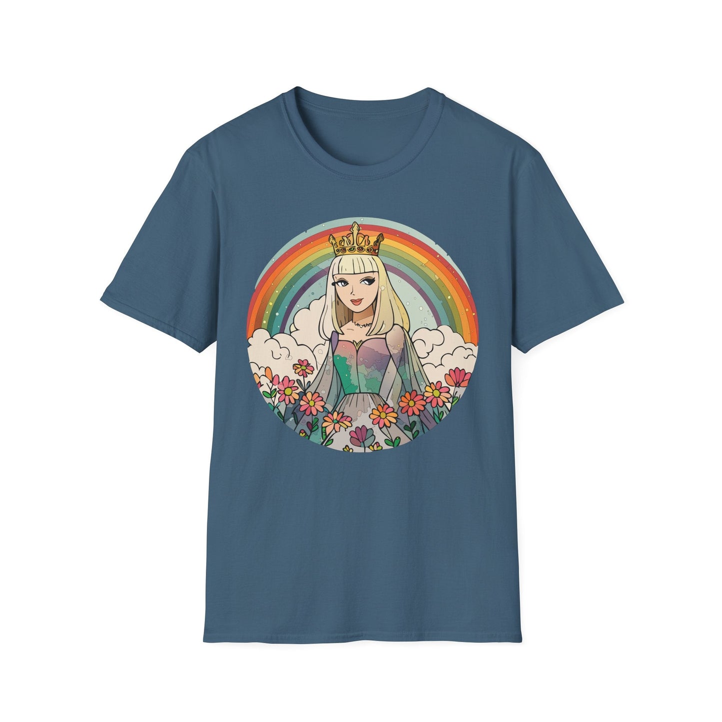 Womens Graphic T Shirt Art Design Tee Softstyle 100 Percent Ring Spun Cotton Comfort