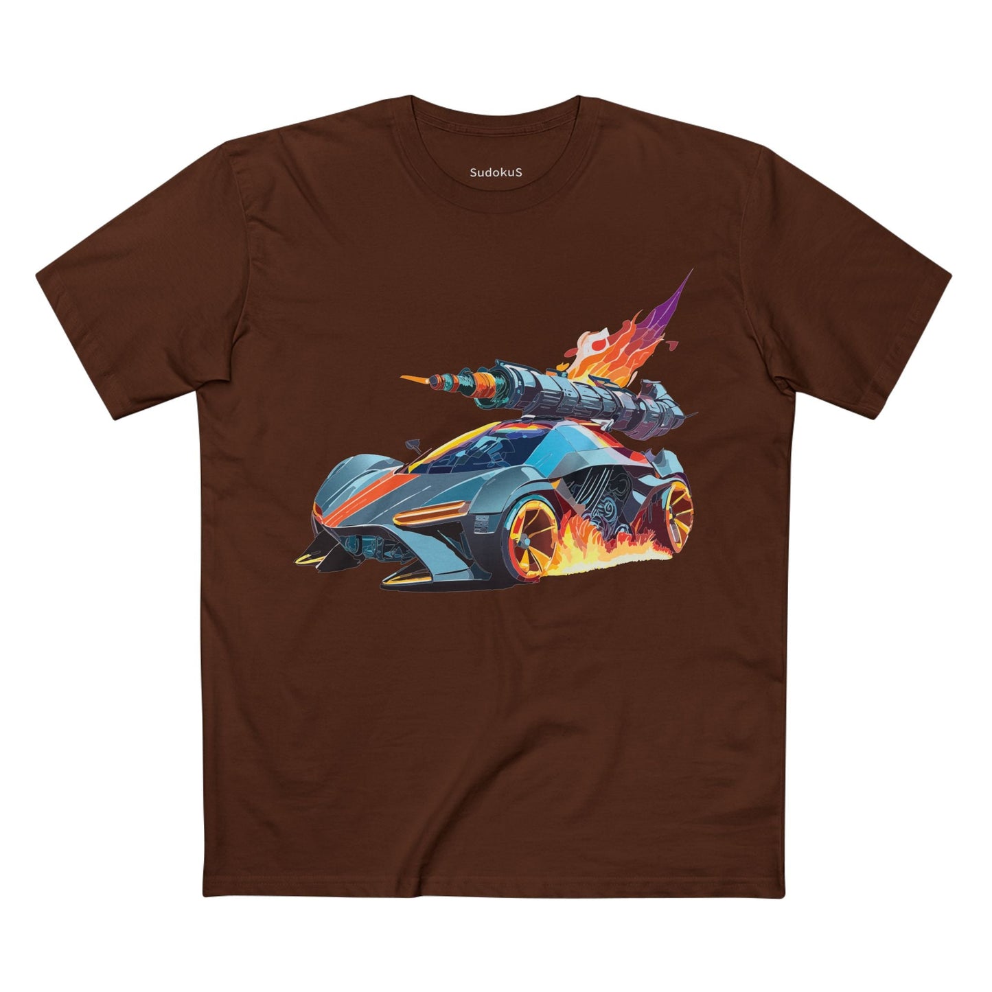 Car Graphic Unisex 100 Cotton Staple Tee 17