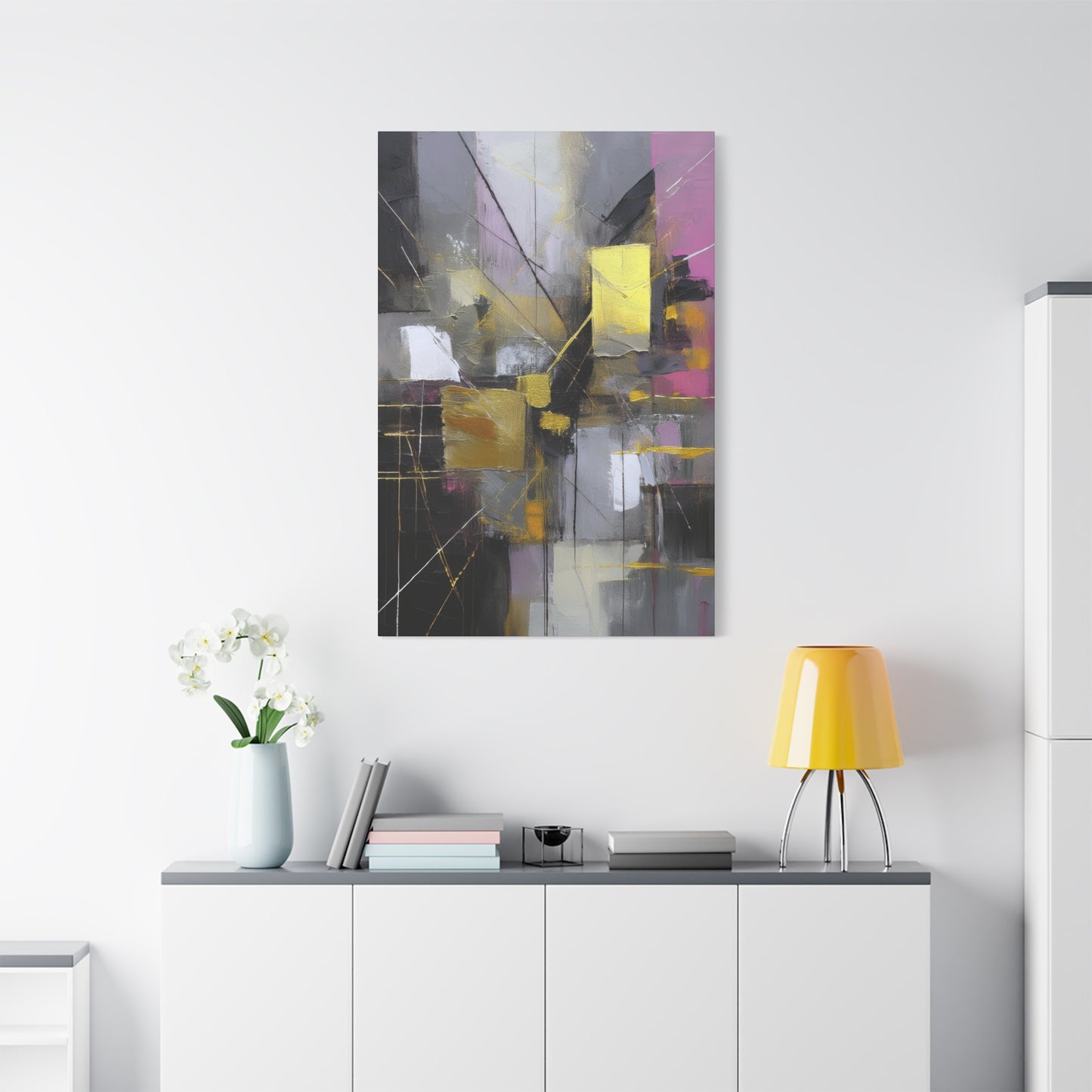 Abstract Oil Painting Print Canvas 20x24,20x30,24x30 24x32,24x36,30x40 32x48,36x48,40x60 Pine-Wood Inner Frame ABS-214