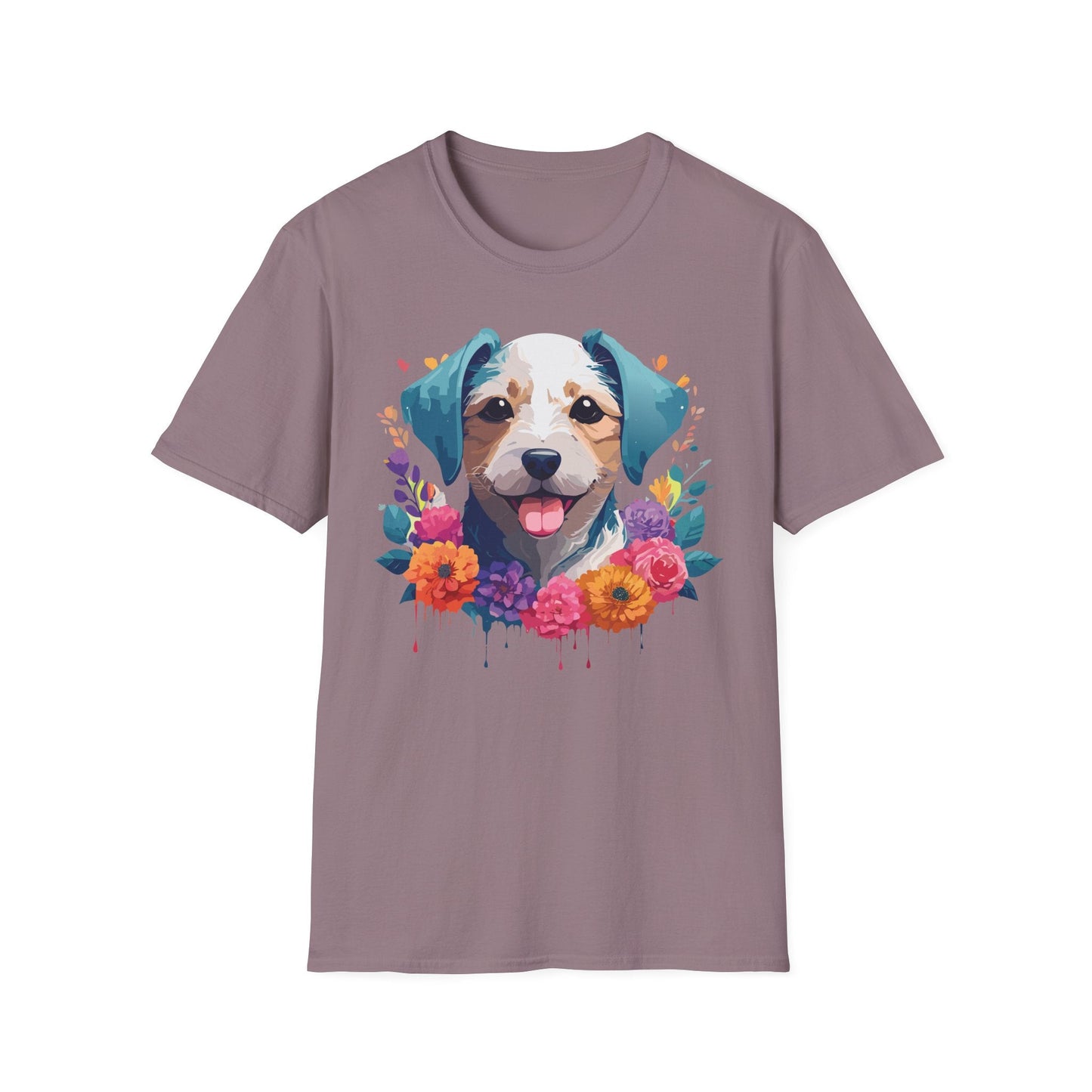 Dog Shirt Unisex Animal Tee Softstyle 64000 Gildan RingSpun Cotton