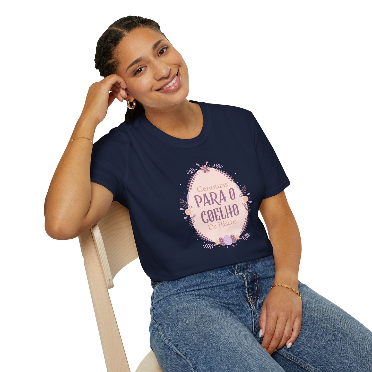 Easter Egg T Shirt Unisex Softstyle Short Sleeve Tee With Easter Signature Prints And Design