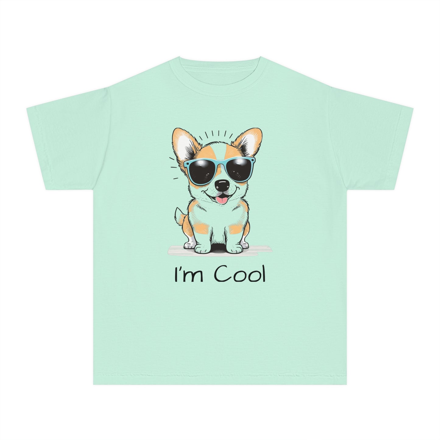 Youth Tee Shirt with Cool Dog