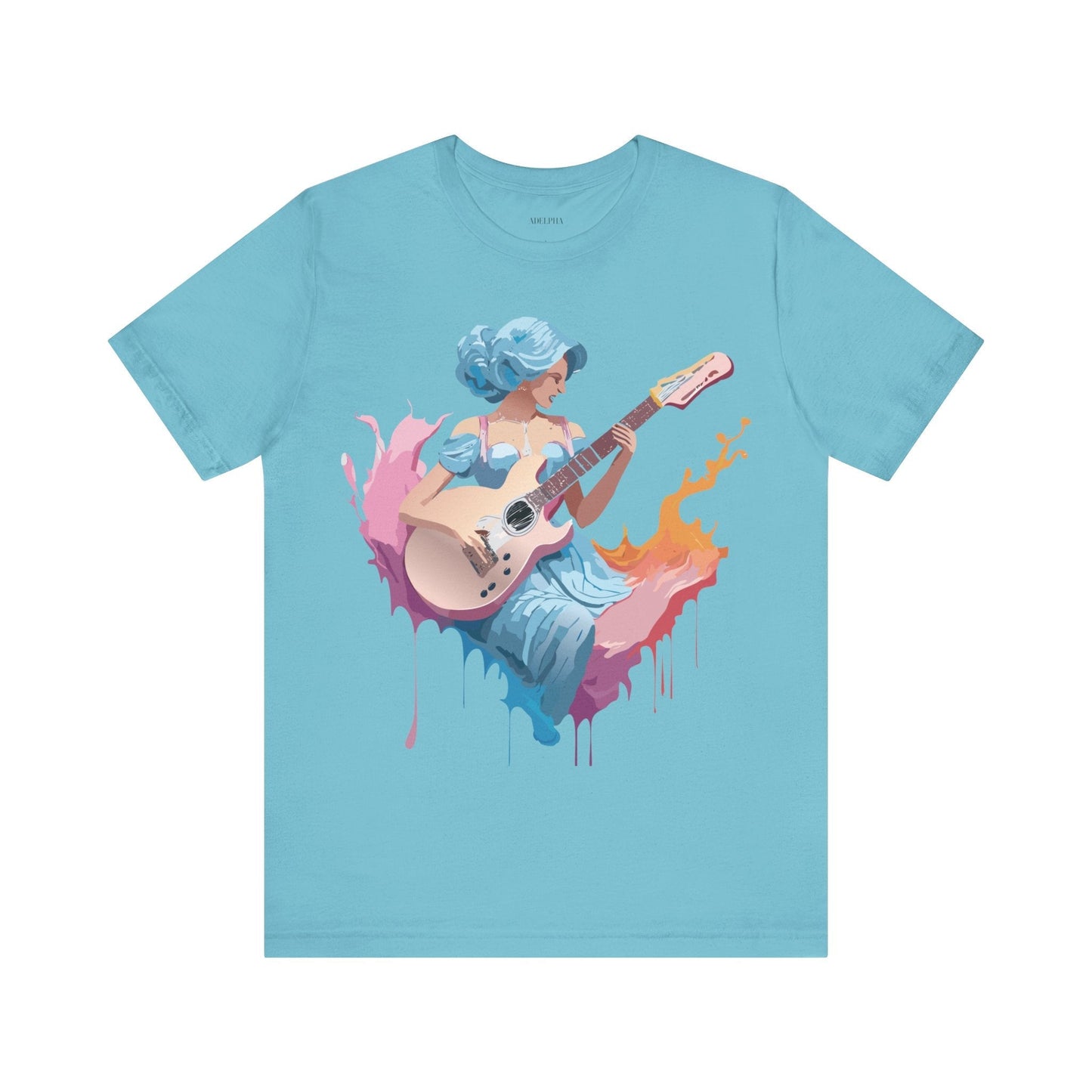 Music T Shirt Graphic Tee Unisex Adelpha Vintage Inspired Artwork Casual Everyday Wear