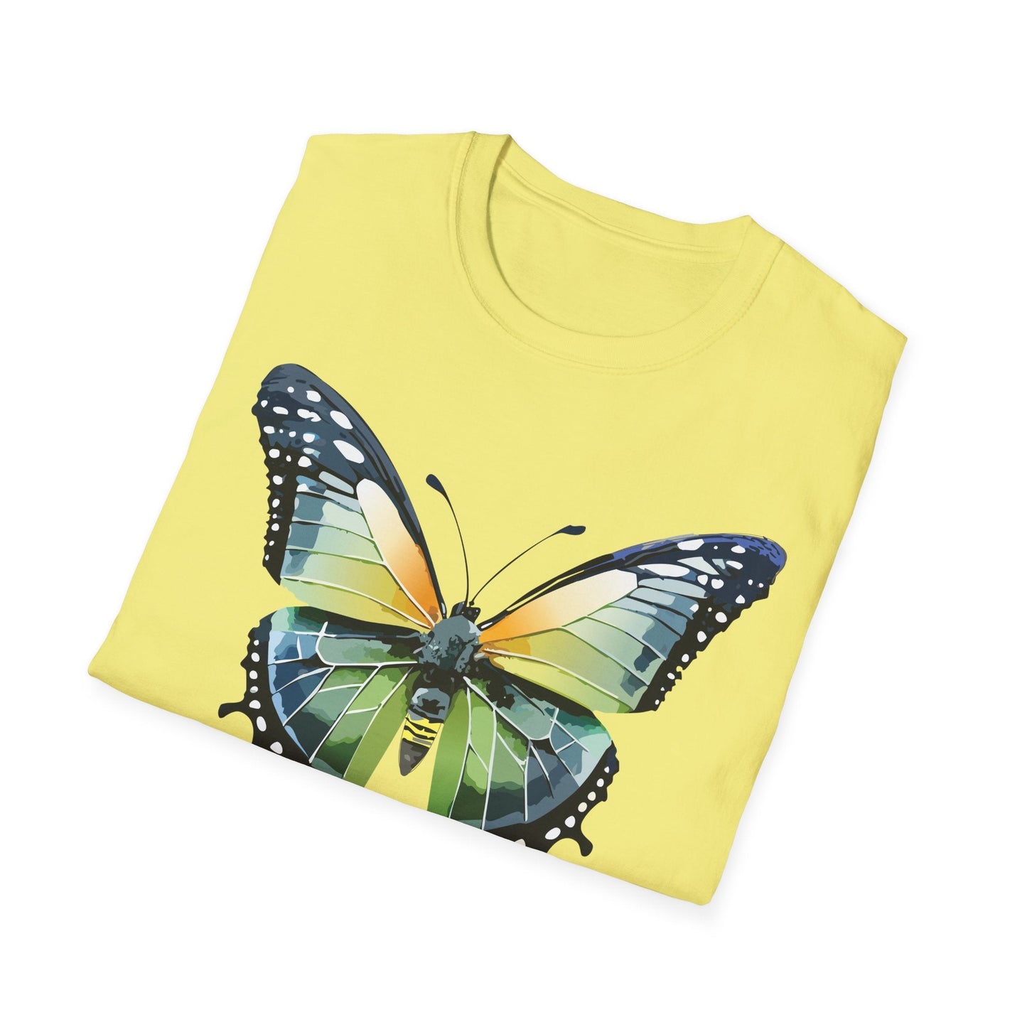 Butterfly Shirt Unisex Softstyle Gildan 64000 Monarch Butterfly Graphic Tee For Men And Women