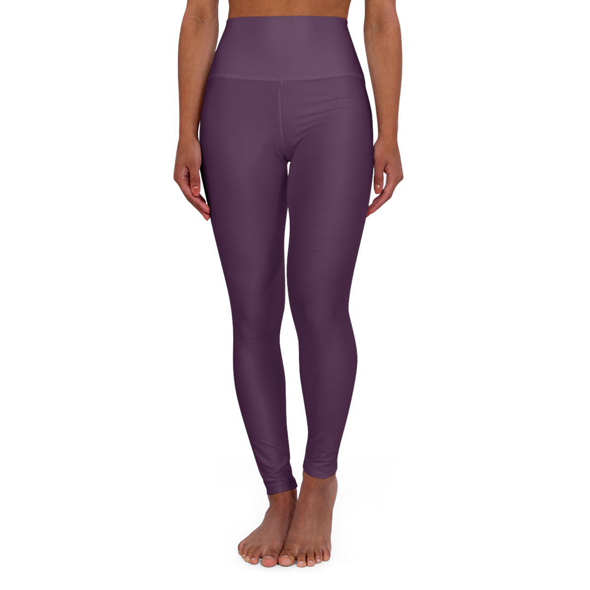 Berry Cream Color High-Waist Yoga Leggings Women's Seamless Poly-Span Stretchy Pants XS-2XL