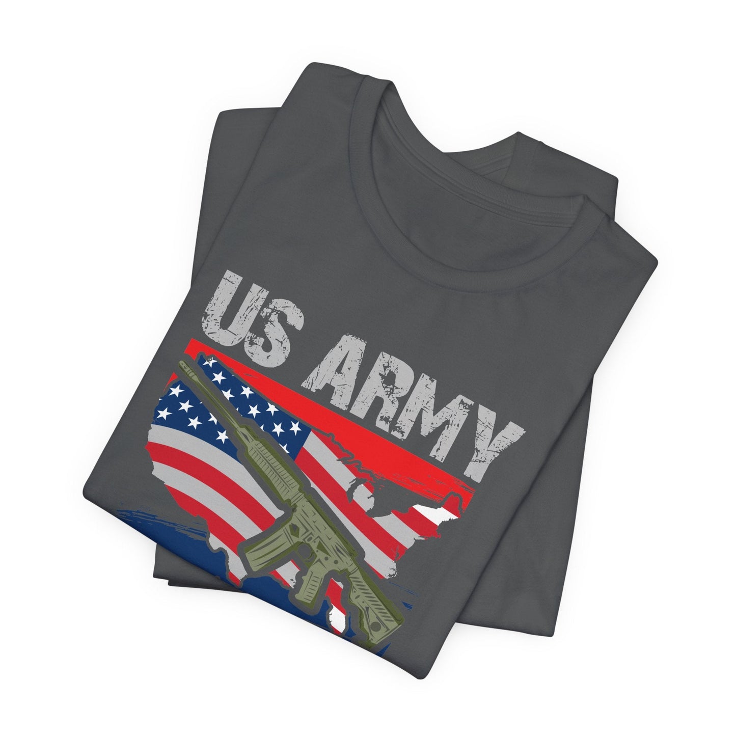 Army Veteran Patriotic Graphic Design Unisex Cotton T-Shirt v21