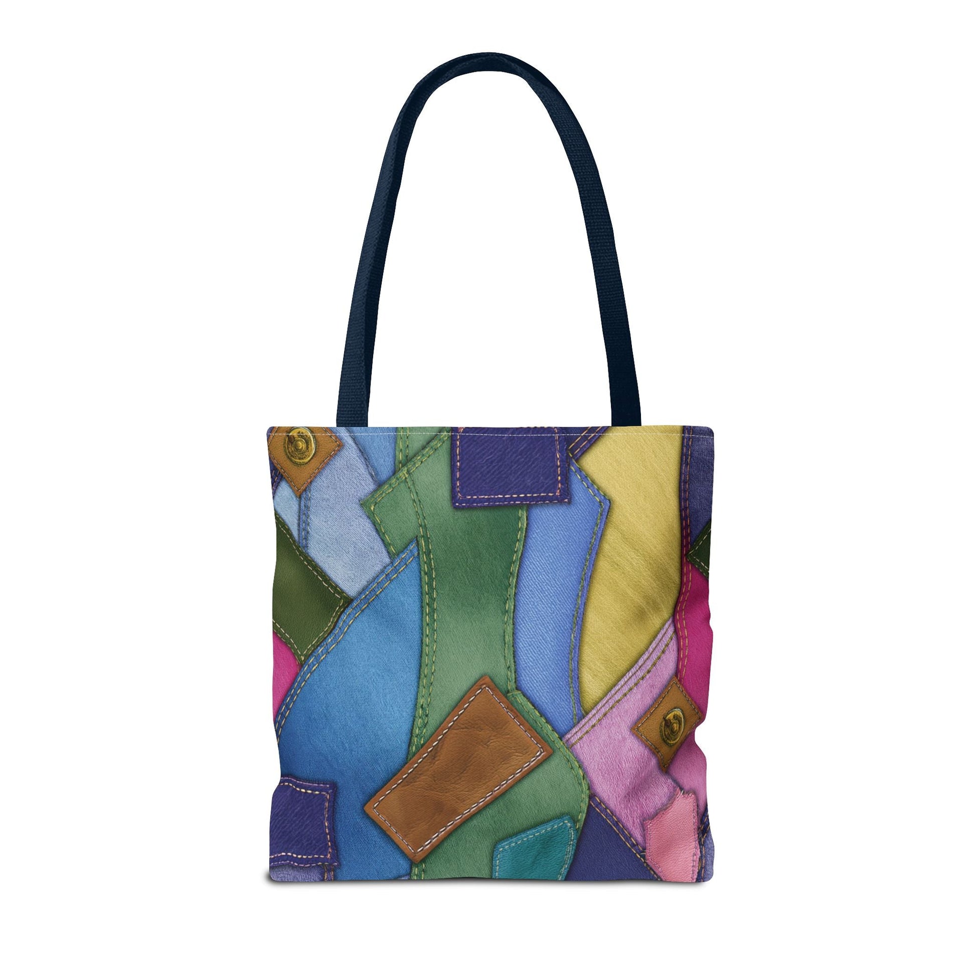 Denim Canvas Bag, Tote Bag Denim Printify