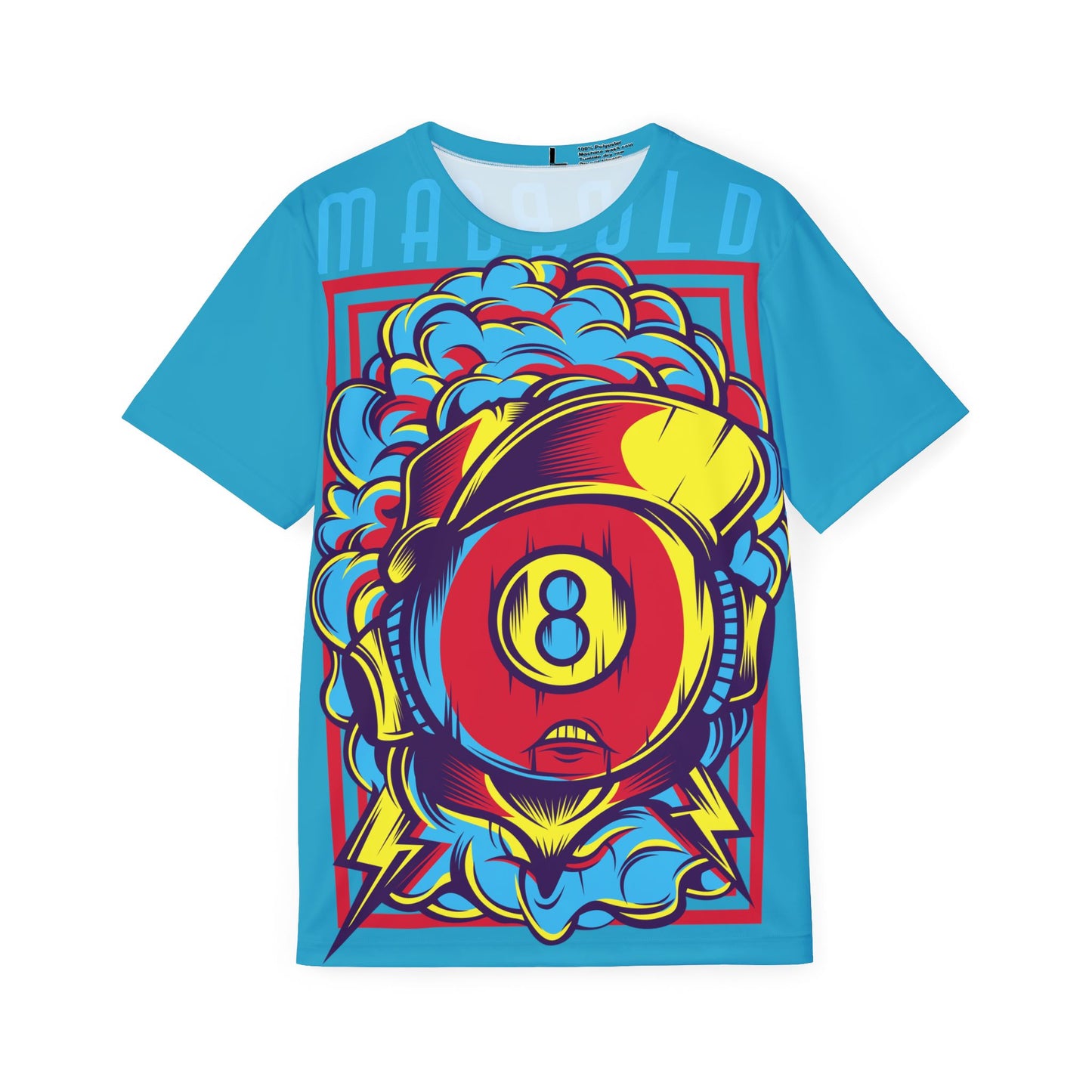 Be23 Fun Graphic T-Shirt, Art Design Poly Shirt, All Over Print Graphic Tee, Funny Print T-Shirt, Funny Cartoon Tee