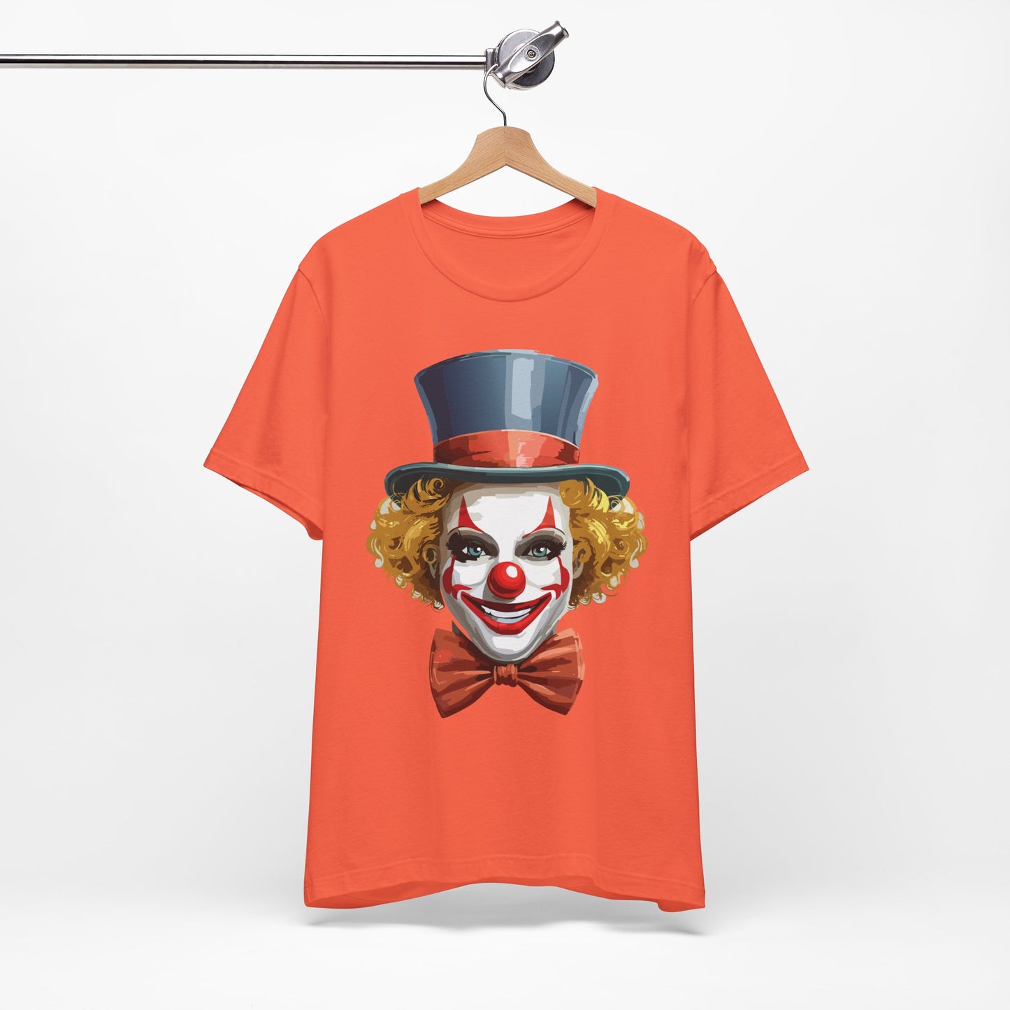 Clown Shirt, Funny Shirt, T-Shirt with Clown, Funny Art Design Tee, Circus Tees, Circus T-Shirt, Unisex Humor Wear 11