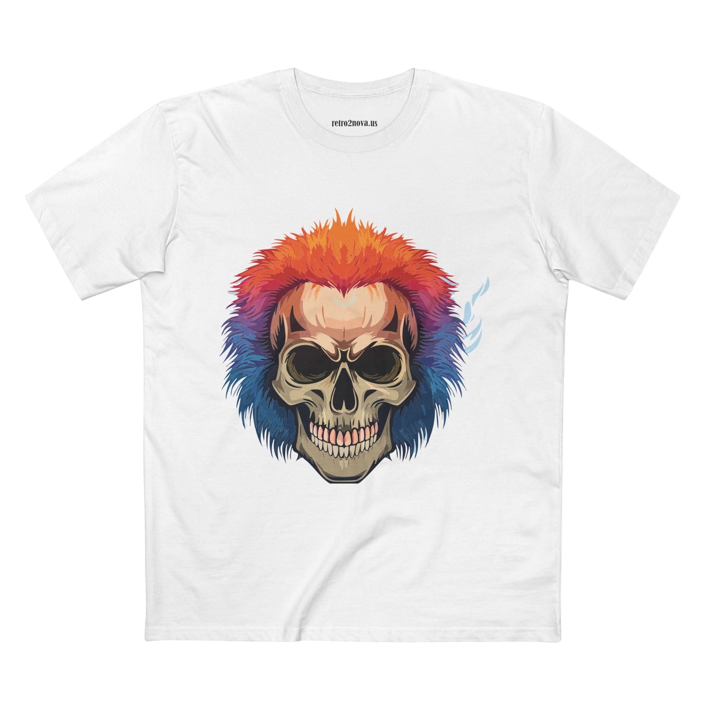 Skull And Skeleton Shirt Unisex Premium Cotton Tee With Original Art Design By Retro2Nova