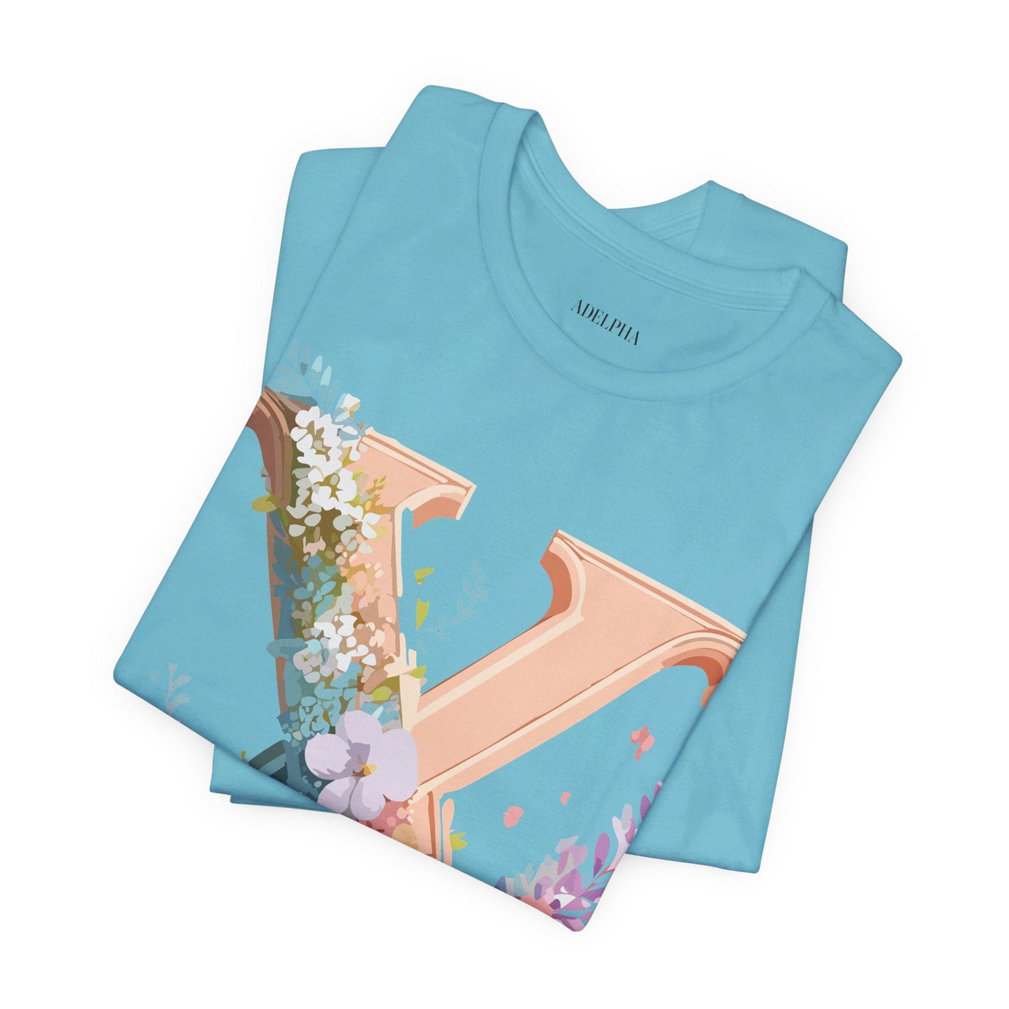 Letter X Shirt Unisex Jersey Graphic Tee By Adelpha With Vintage Inspired Artwork Short Sleeve
