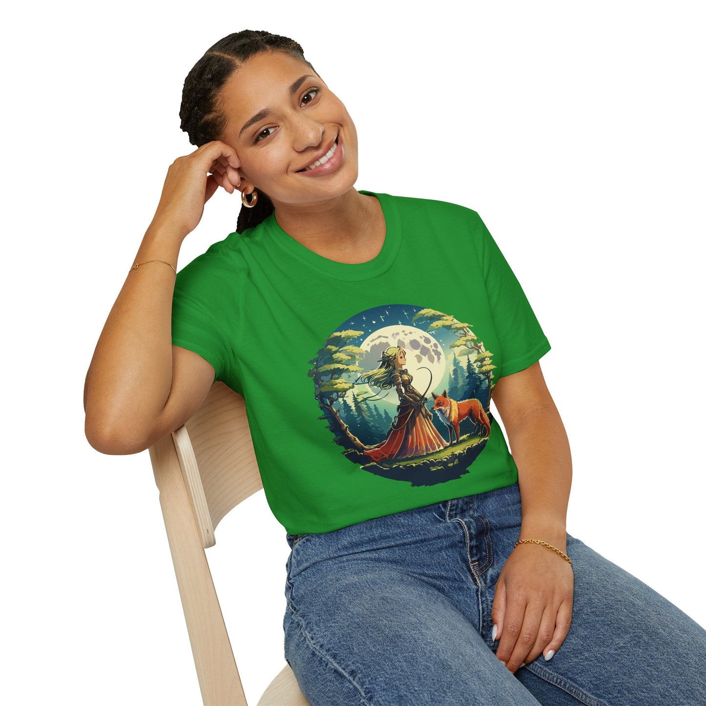 Womens Graphic T Shirt Art Design Tee Softstyle 64000 Gildan Unisex Cotton Comfort Tee