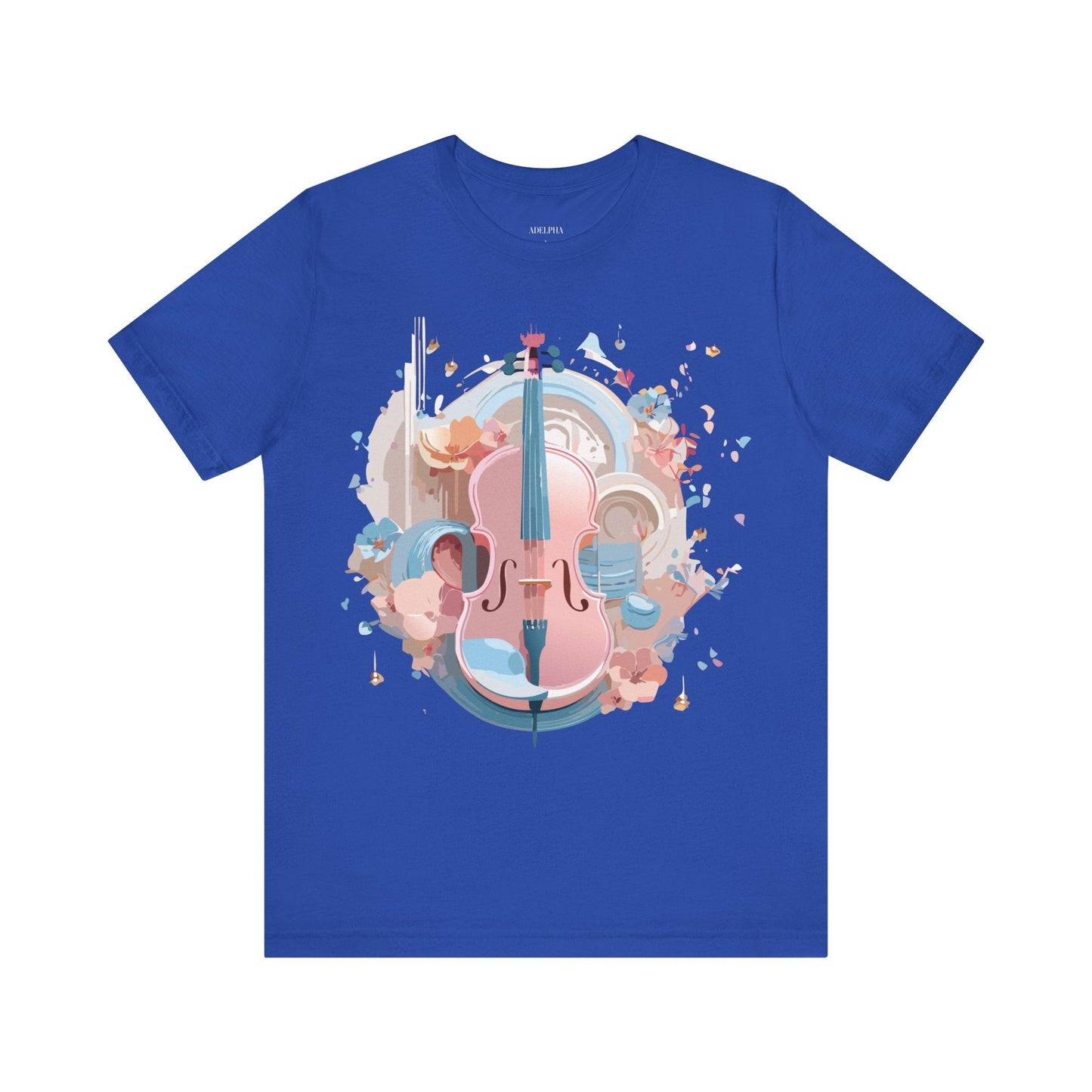 Music T Shirt Unisex Graphic Tee By Adelpha Art Design Vintage Inspired Short Sleeve
