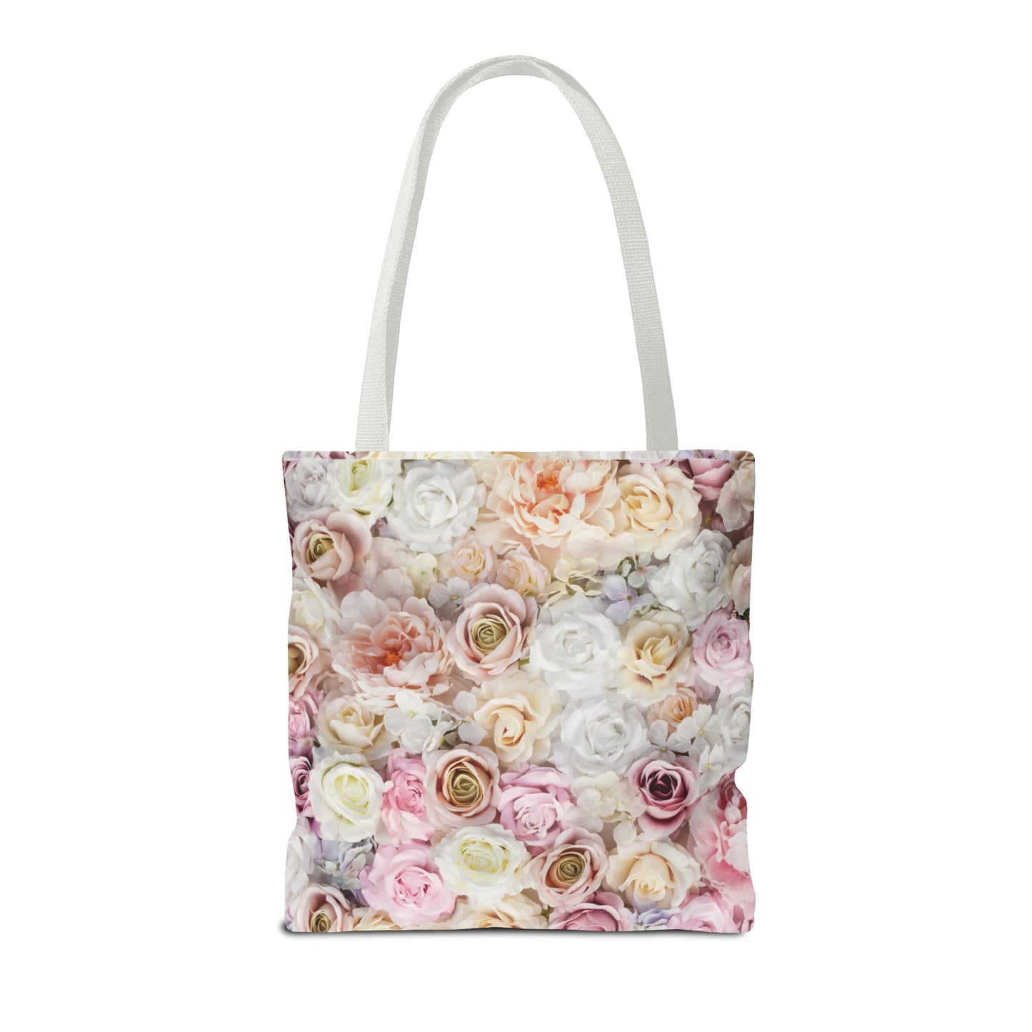 Canvastasche mit floralen Prints 