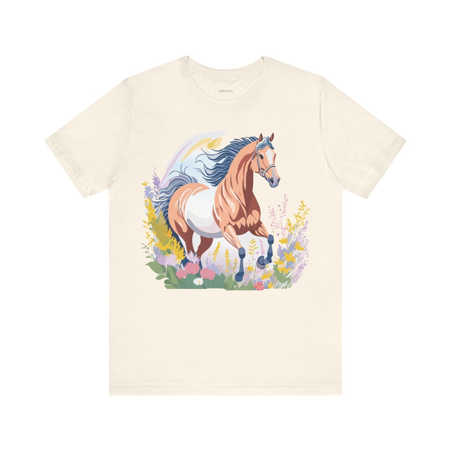 Horse Graphic Unisex 100 Cotton Vintage Animal Art T-Shirt 5