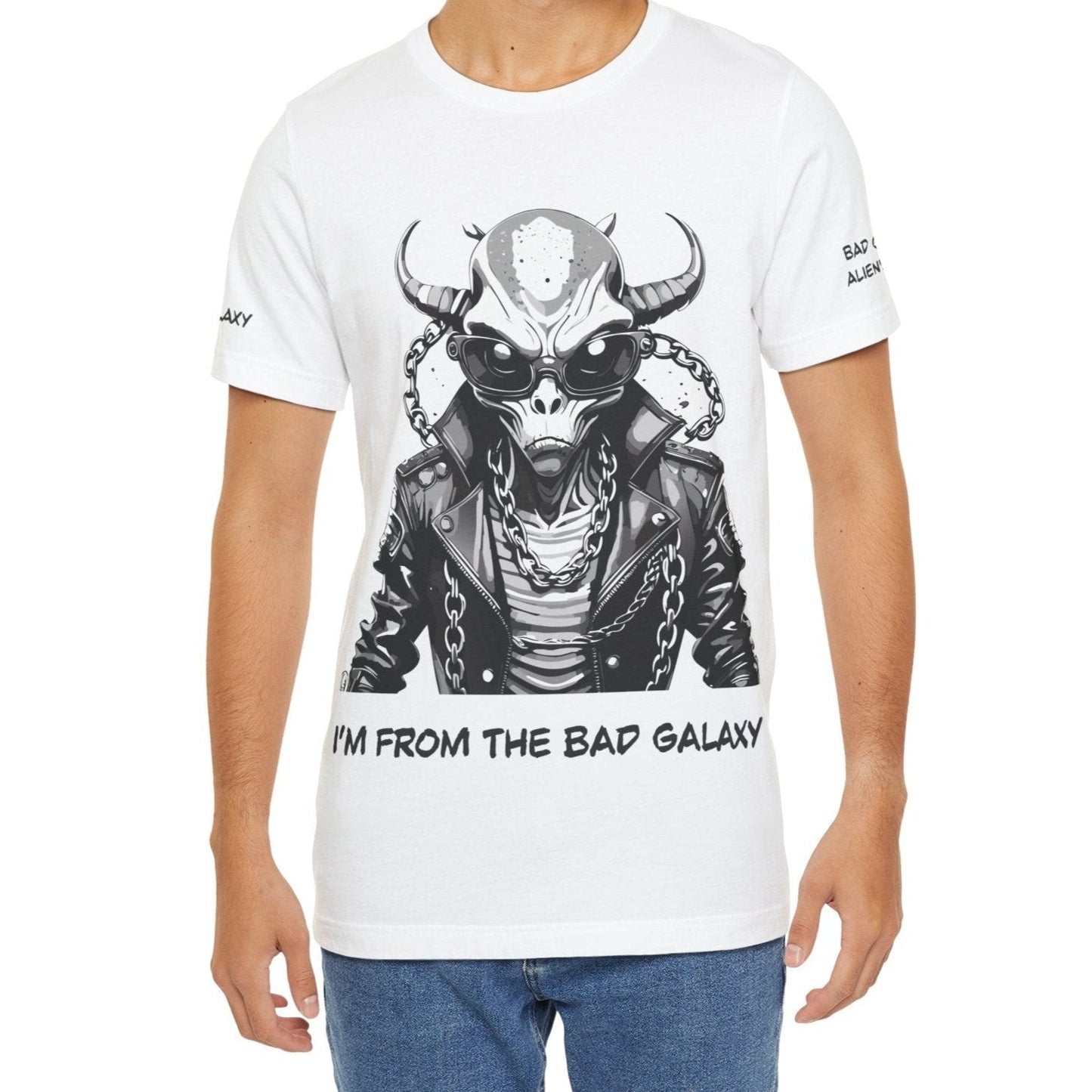 Alien Graphic Tee Shirt 100 Percent Cotton Made In USA Eco Friendly Inks Free Shipping Today